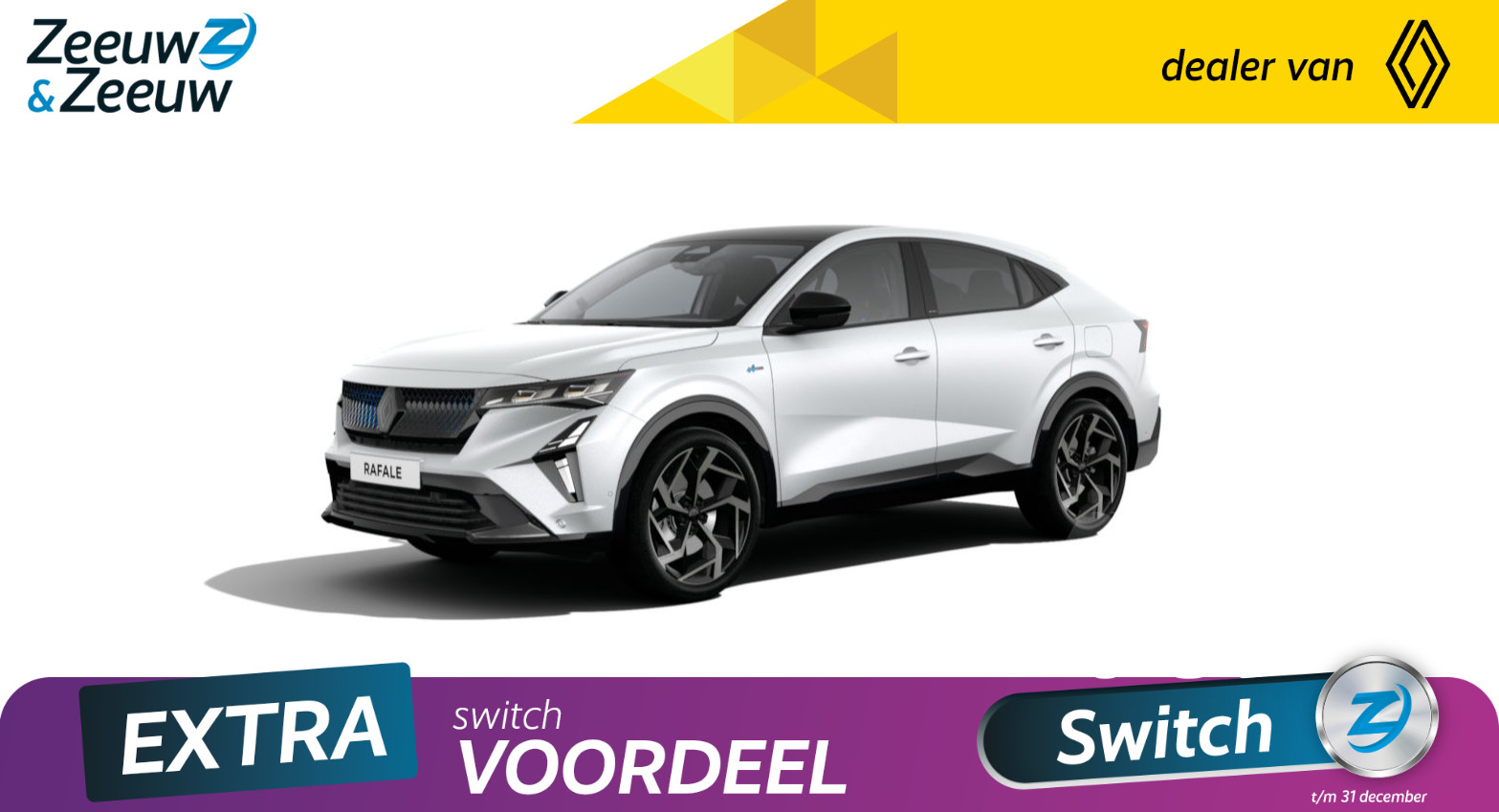 Renault Rafale E-Tech 4x4 plug-in hybrid 300 atelier Alpine | De nieuwe Renault Rafale | Nu leverbaar met €2500,- EXTRA Zeeuw & Zeeuw korting! |