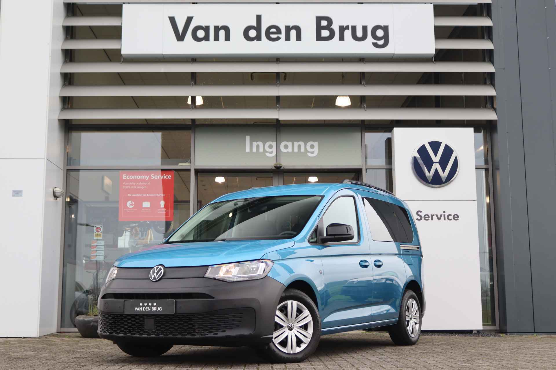 Volkswagen Caddy Combi 2.0 TDI 102 pk 5p | Navigatie | PDC | Climatronic | Cruise Control | Standkachel | Stoelverwarming |  Bagagescheidingsrek - 3/39