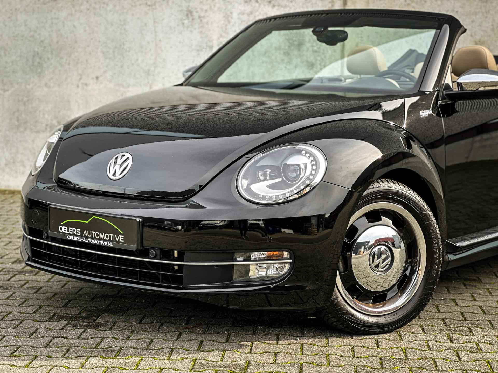 Volkswagen Beetle Cabriolet 1.4 TSI 50's Edition | Clima | Cruise | Navi | Leder | Stoelverw. | Bleutooth | Uniek! | - 3/44