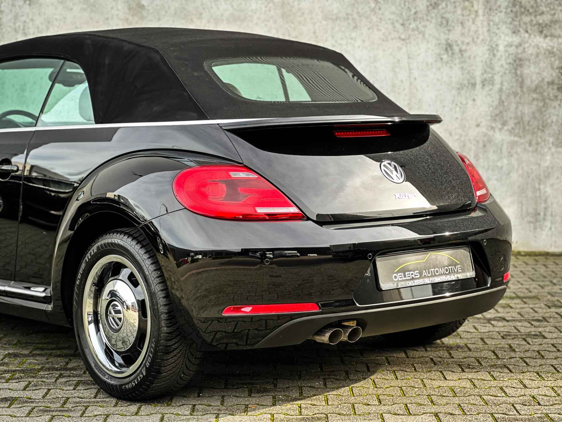 Volkswagen Beetle Cabriolet 1.4 TSI 50's Edition | Clima | Cruise | Navi | Leder | Stoelverw. | Bleutooth | Uniek! | - 8/44