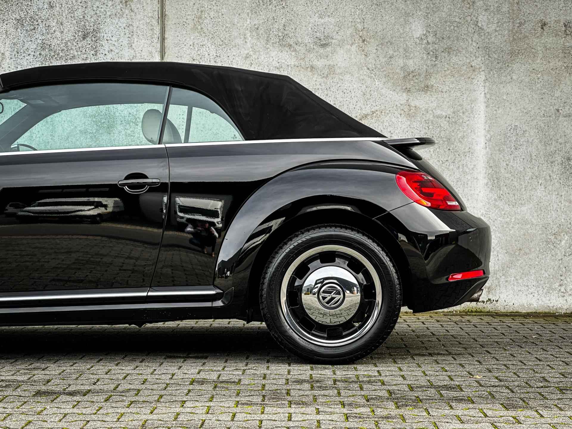 Volkswagen Beetle Cabriolet 1.4 TSI 50's Edition | Clima | Cruise | Navi | Leder | Stoelverw. | Bleutooth | Uniek! | - 11/44