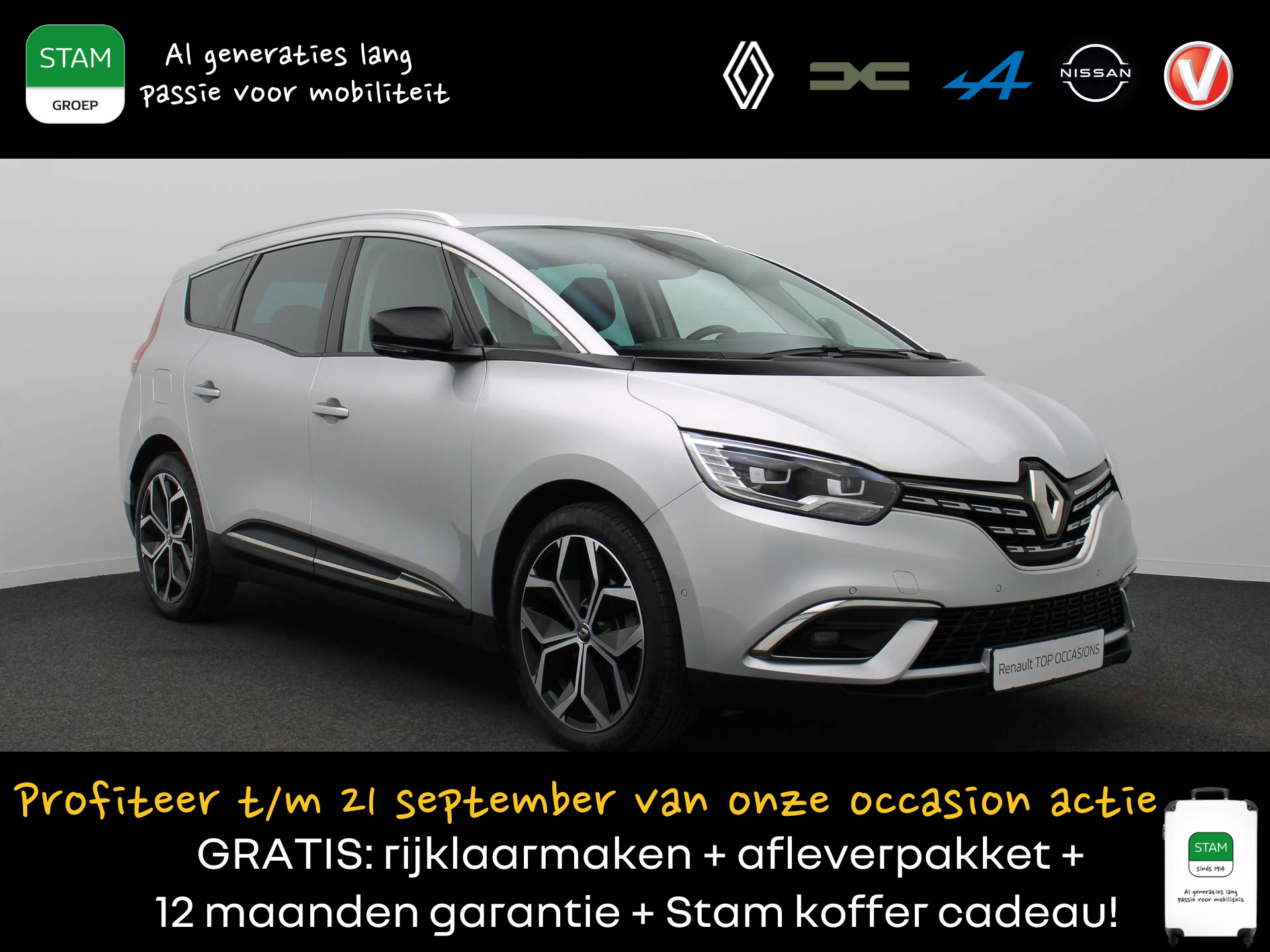 Renault Grand Scénic TCe 140pk Intens 7-Pers. EDC/Automaat Adapt. cruise | Camera | Head-Up | Navi