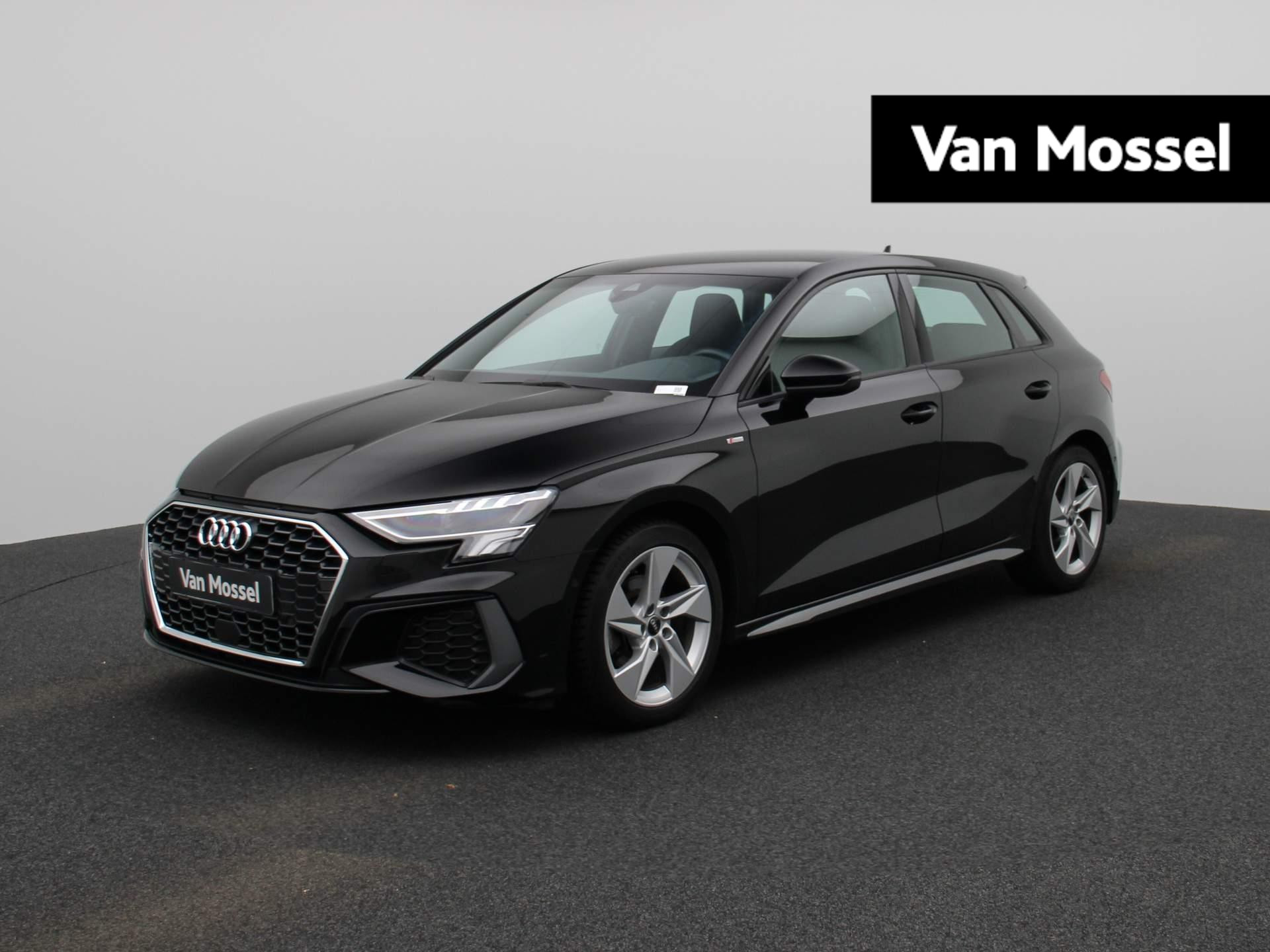 Audi A3 Sportback 35 TDI S edition | APPLE CARPLAY | S-LINE | NAVIGATIE | ADAPTIVE CRUISE CONTROL | HALF-LEDER | LANE ASSIST | STOELVERWARMING | CLIMATE CONTROL | PARKEERSENSOREN | LED | LICHTMETALEN VELGEN |