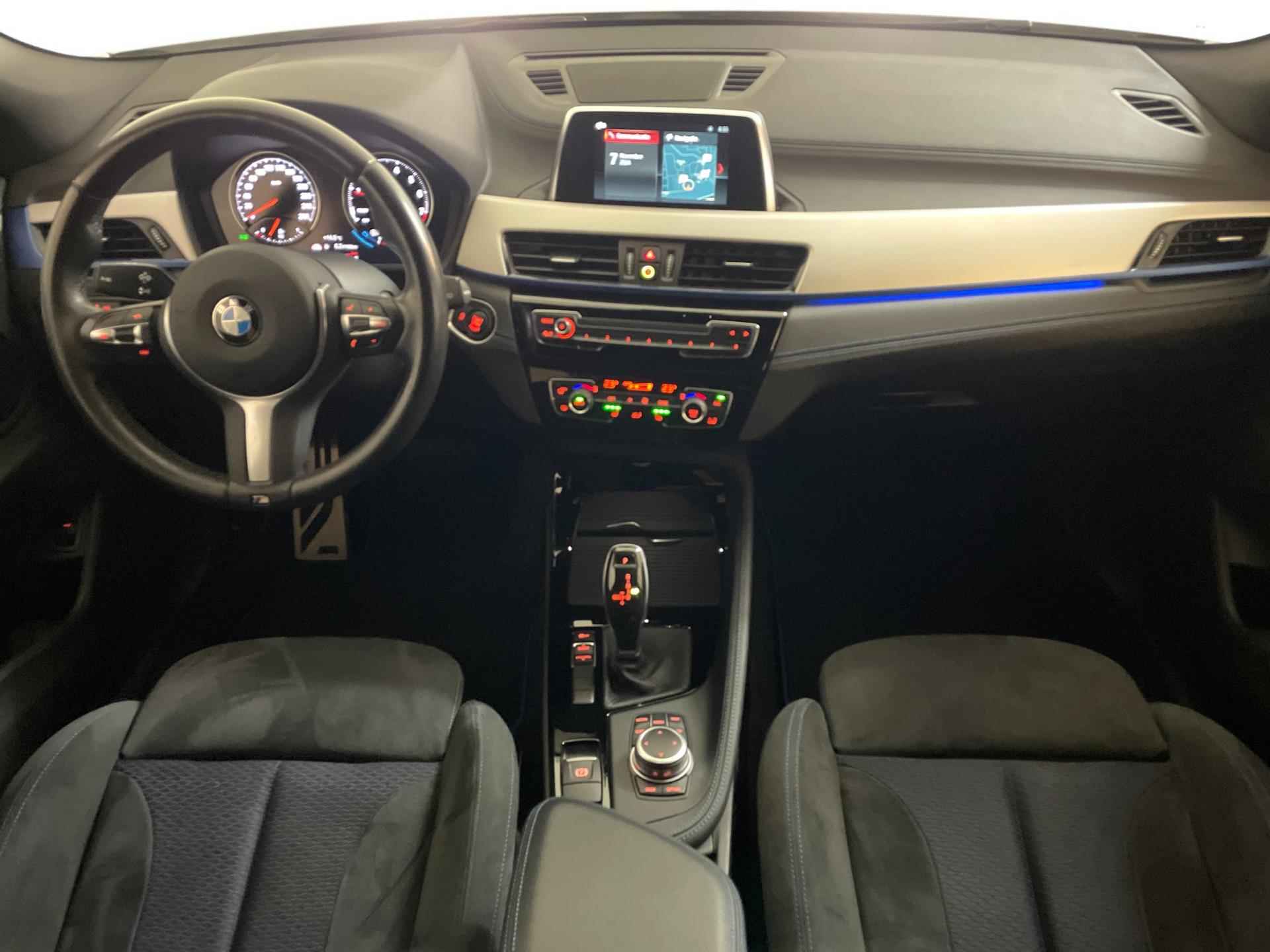 BMW X2 SDrive20i M Sport 192PK AUTOMAAT AIRCO CLIMA NAVI CRUISE CAM LED PDC ALCANTARA 19 INCH VELGEN NIEUWSTAAT - 29/53