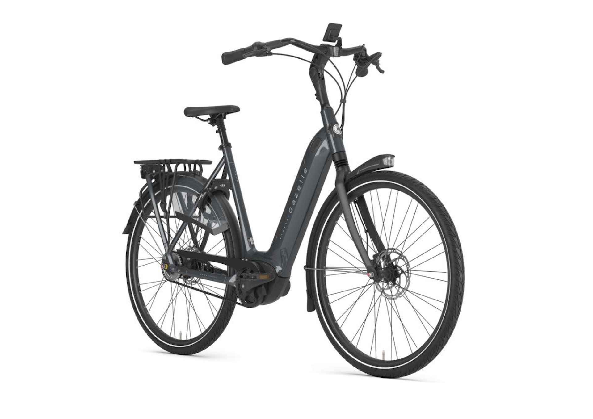 GAZELLE Grenoble C5 HMB 500Wh Lage instap Anthracite Grey Glans 53cm 2024 - 2/2