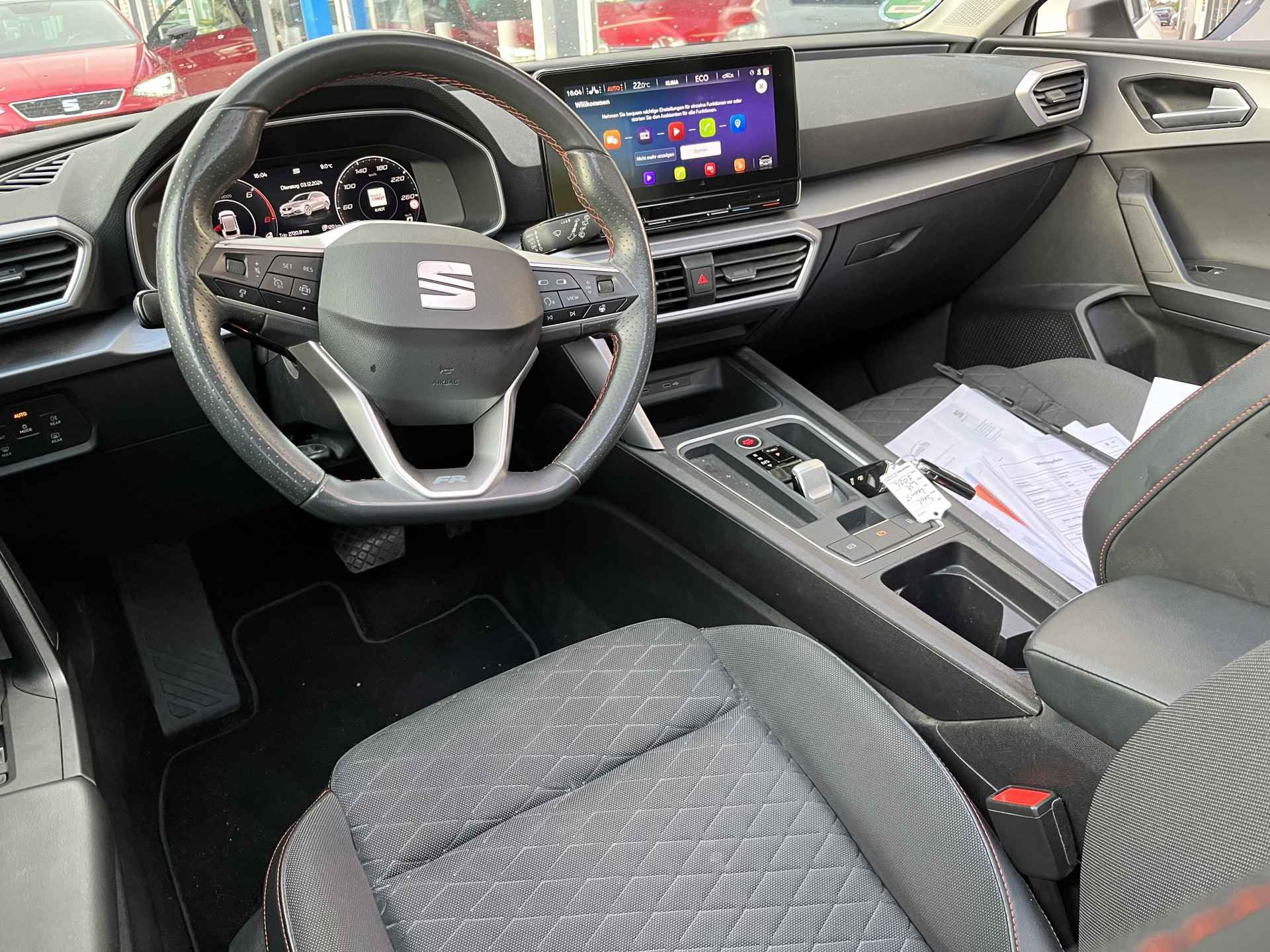 SEAT Leon Sportstourer 1.4 TSI eHybrid PHEV FR / AUTOMAAT/ PANO/ MATRIX/ PARK. SENSOREN/ STOEL-STUUR VERWARM./ ADAPT. CRUISE/ APP CONNECT/ NAVI/ CLIMA/ DAB - 9/31