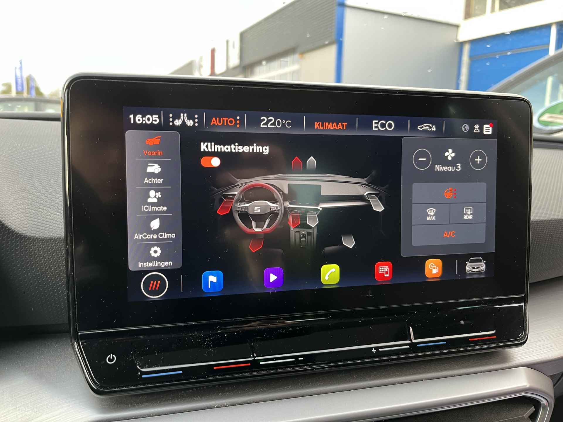 SEAT Leon Sportstourer 1.4 TSI eHybrid PHEV FR / AUTOMAAT/ PANO/ MATRIX/ PARK. SENSOREN/ STOEL-STUUR VERWARM./ ADAPT. CRUISE/ APP CONNECT/ NAVI/ CLIMA/ DAB - 15/31