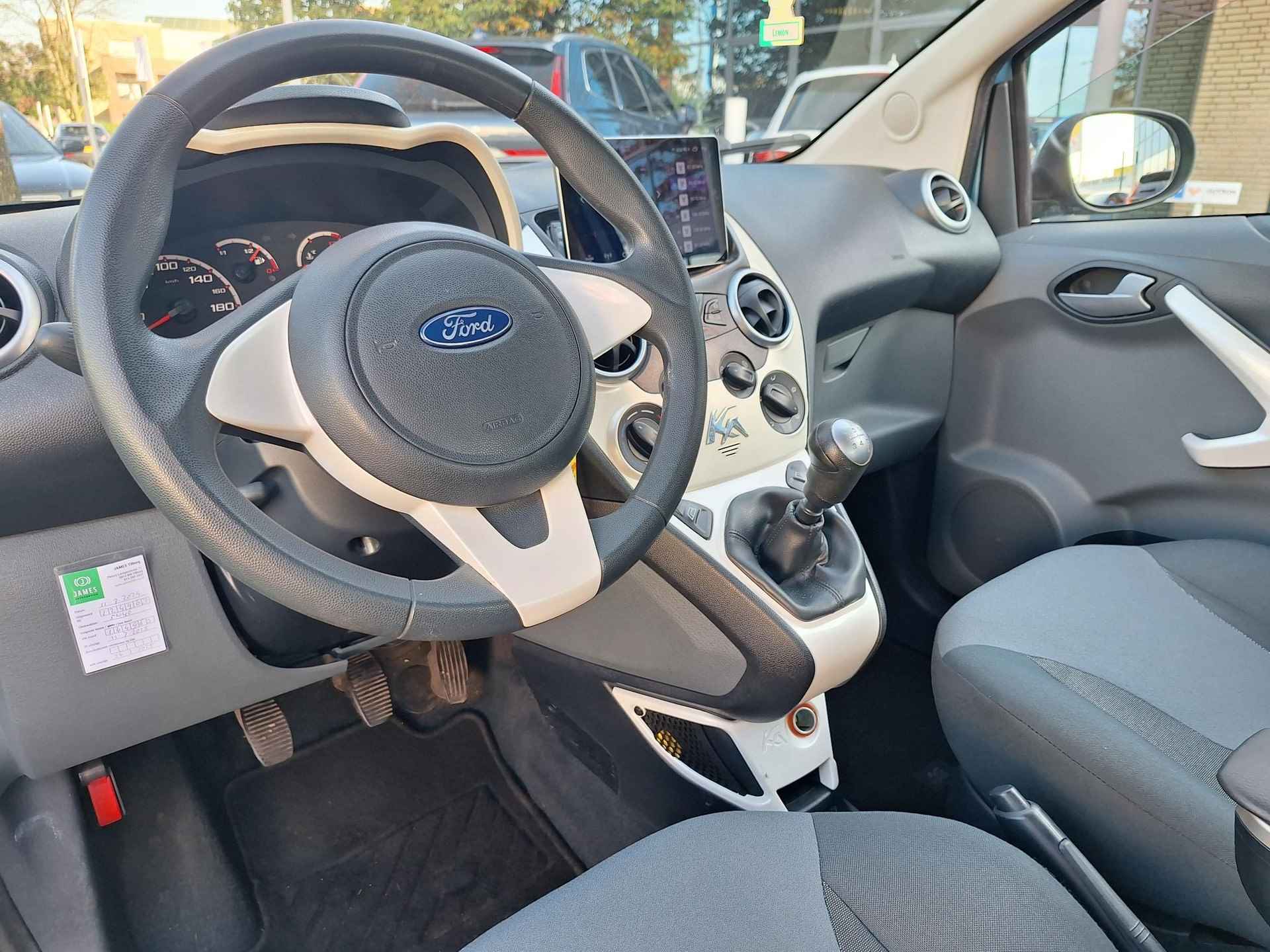 Ford Ka 1.2 Cool&Sound | Apple Carplay / Android Auto | Airco | Voorruit Verwarming elektrisch |  LM velgen | Mistlampen | Audio | Zo meeneemprijs! | - 18/28