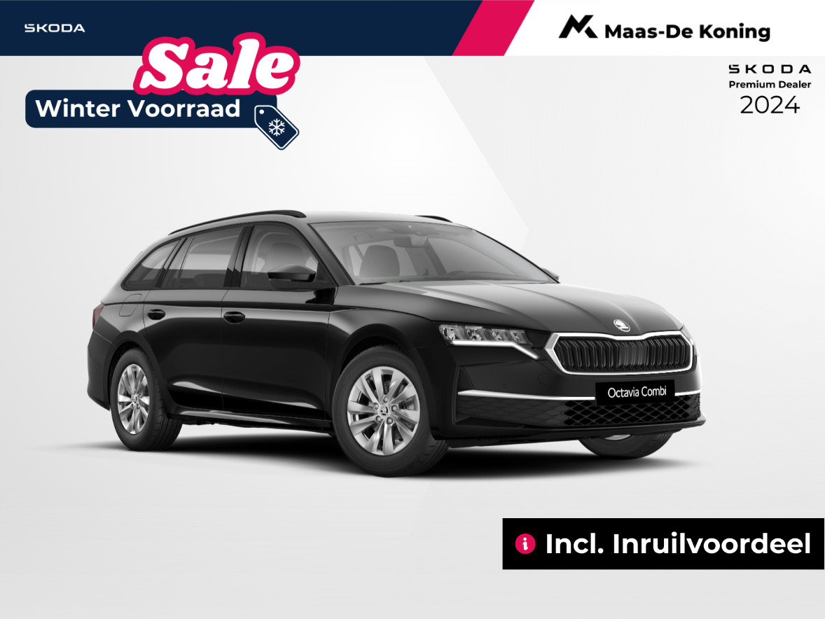 Škoda Octavia combi Edition 1.5 TSI 85 kW / 115 PK Combi 6 versn. Hand | Winter pakket | Trekhaak zwenkbaar | Metallic lak | PRIVATELEASE 499,- Per Maand! | Incl. inruilvoordeel