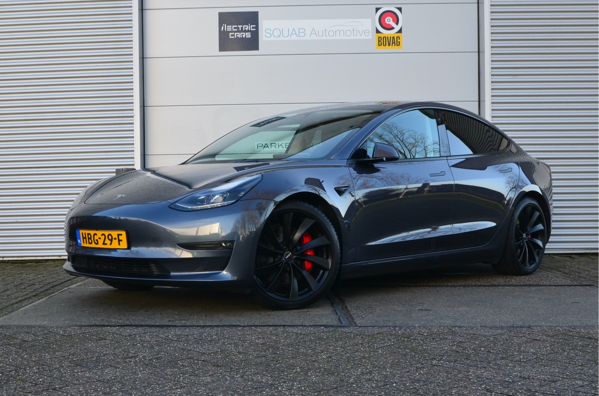 Tesla Model 3 Performance AWD 75 kWh FSD, Ohlins instelbare schokbrekers en veren!