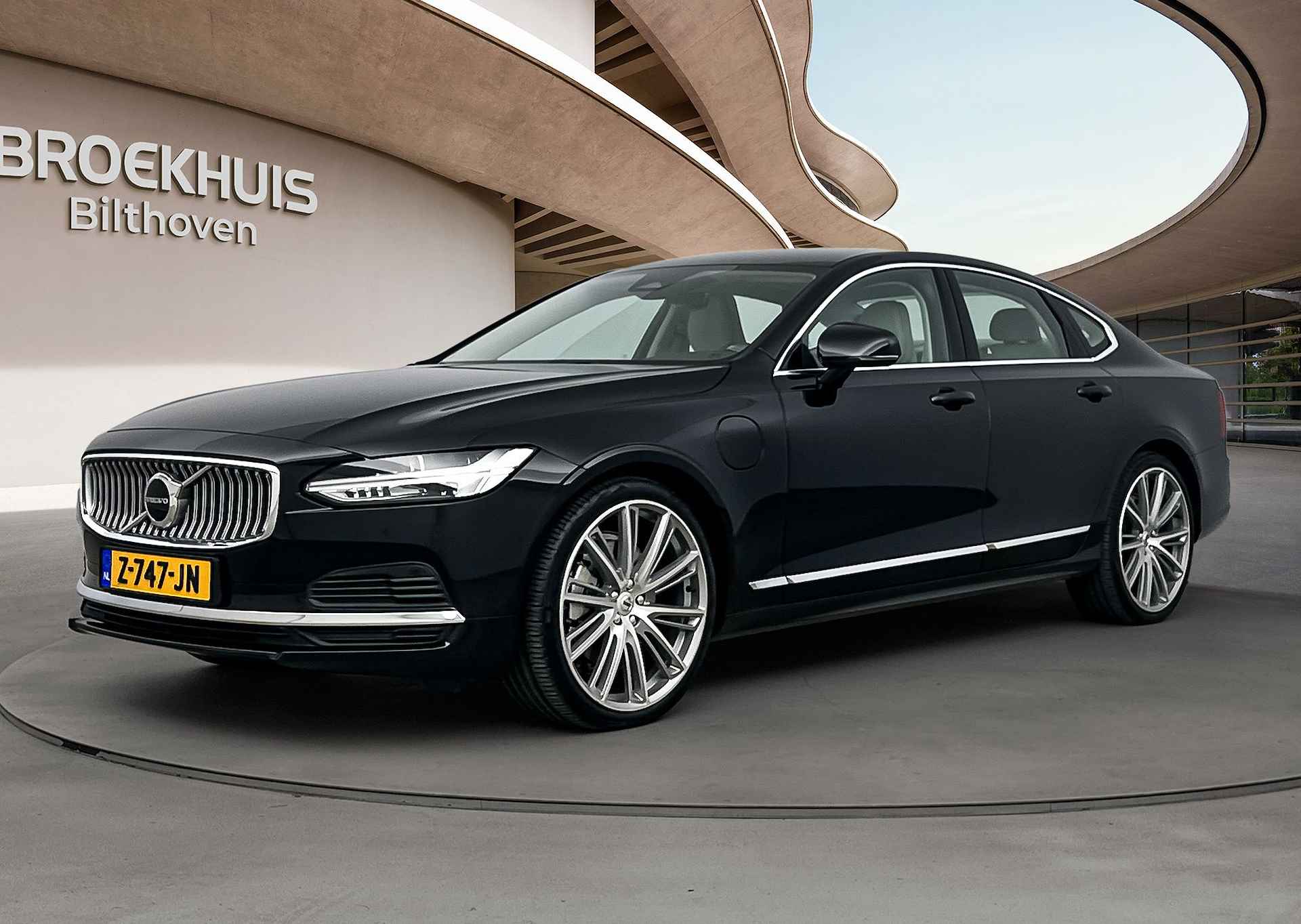 Volvo S90 T8 Plus Bright | Luchtvering | 21" | Stoelventilatie | Gelamineerd Glas | Adaptive Cruise | Trekhaak | BLIS - 2/29