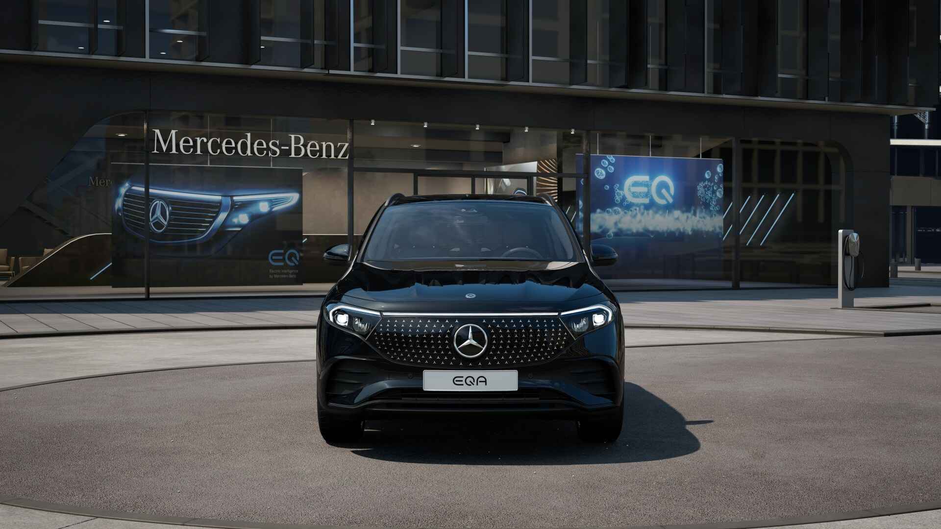 Mercedes-Benz EQA 250+ AMG Line 71 kWh | Achteruitrijcamera | smartphone-integratie | Panoramaschuifdak | Keyless go | Nightpakket | - 9/15