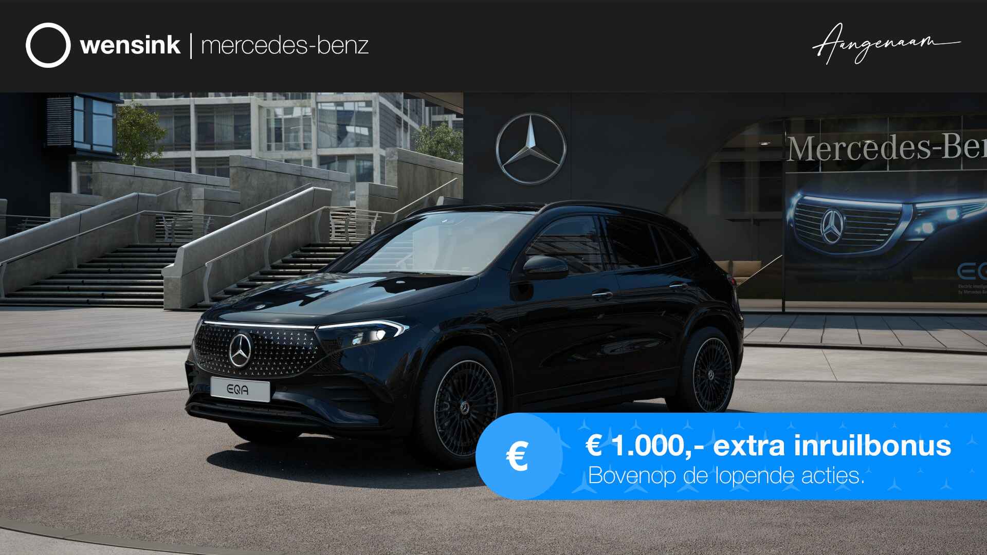 Mercedes-Benz EQA 250+ AMG Line 71 kWh | Achteruitrijcamera | smartphone-integratie | Panoramaschuifdak | Keyless go | Nightpakket | - 1/15