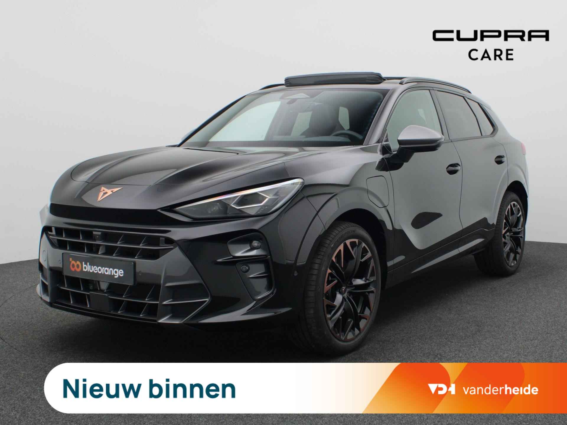 CUPRA Terramar 1.5 TSI e-Hybrid VZ Performance 272PK DSG matrix led, trekhaak, Sennheiser audio, 360gr. camera, head-up display, alarm, schuif-kanteldak, winterpakket, adaptive cruise met travel assist, side assist, virtual pedal, keyless, 20" lichtmetaal