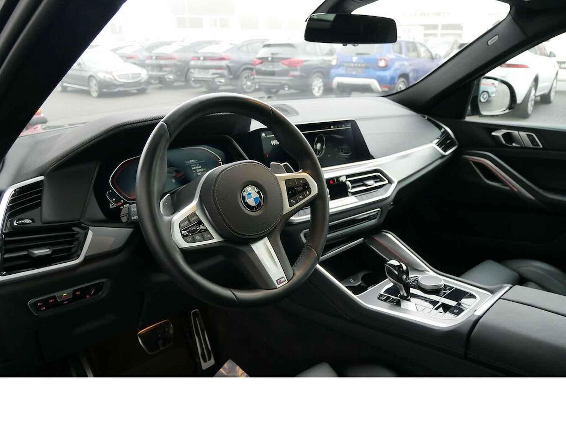 BMW X6 xDrive30d 286 PK M-Sport Panoramadak 20 Inch Live Cockpit Leder Zwart - 6/14