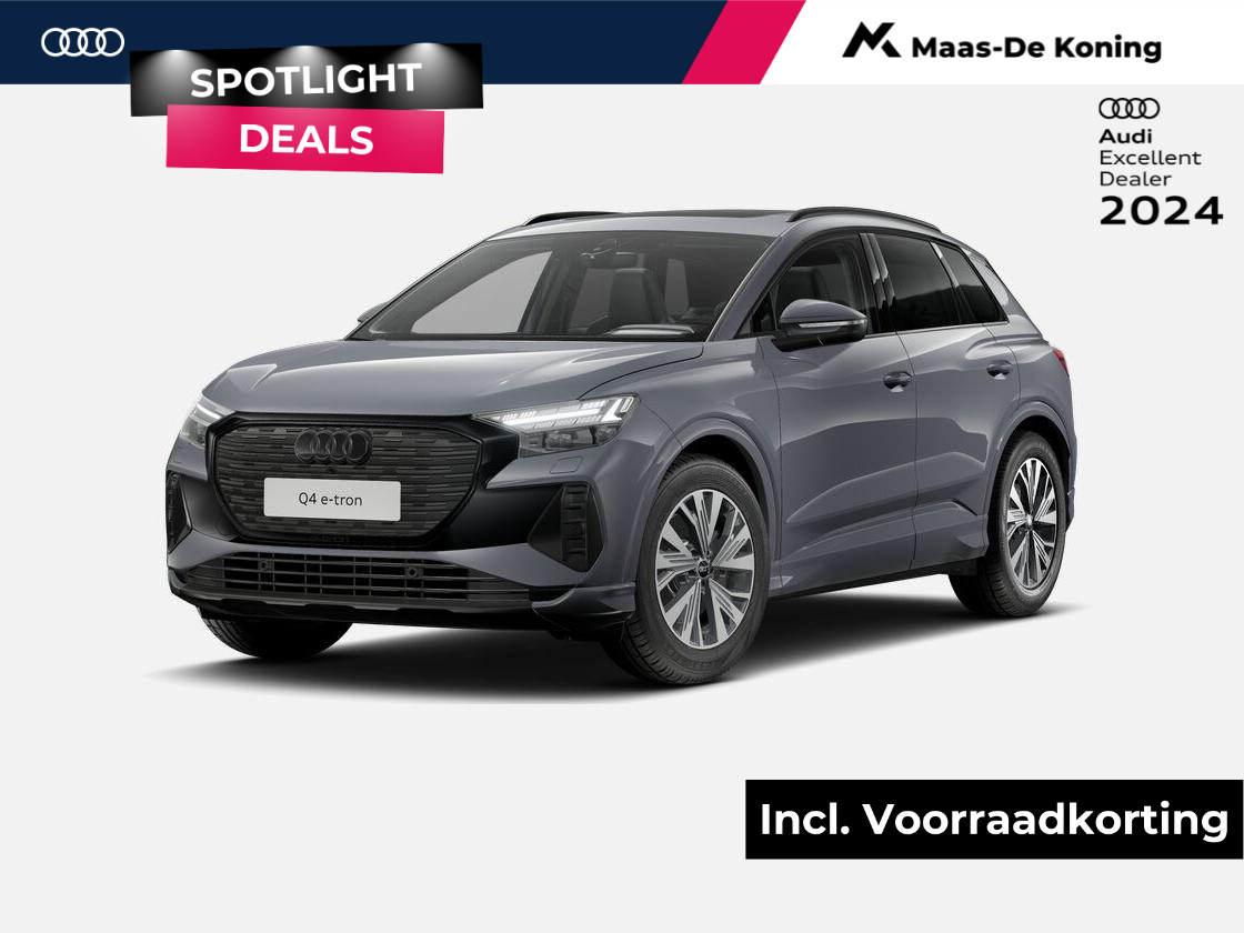 Audi Q4 e-tron 45 quattro Advanced edition 286 PK · MEGA Sale · Assistentiepakket plus · Comfortpakket · Glazen panoramadak