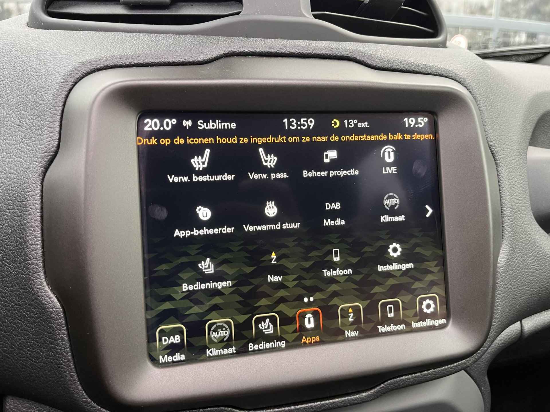 Jeep Renegade 1.0T 120PK Freedom | El. Glazen Panoramadak | Leder | Navigatie | Stoel/stuurverw. | Carplay | PDC V+A | LMV 17 inch - 22/23