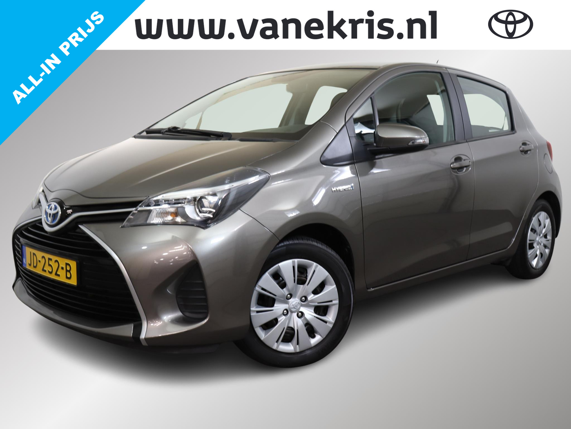 Toyota Yaris 1.5 Hybrid Now Dealer onderhouden, Climate Control, Radio/CD, Automaat, Trekhaak bij viaBOVAG.nl