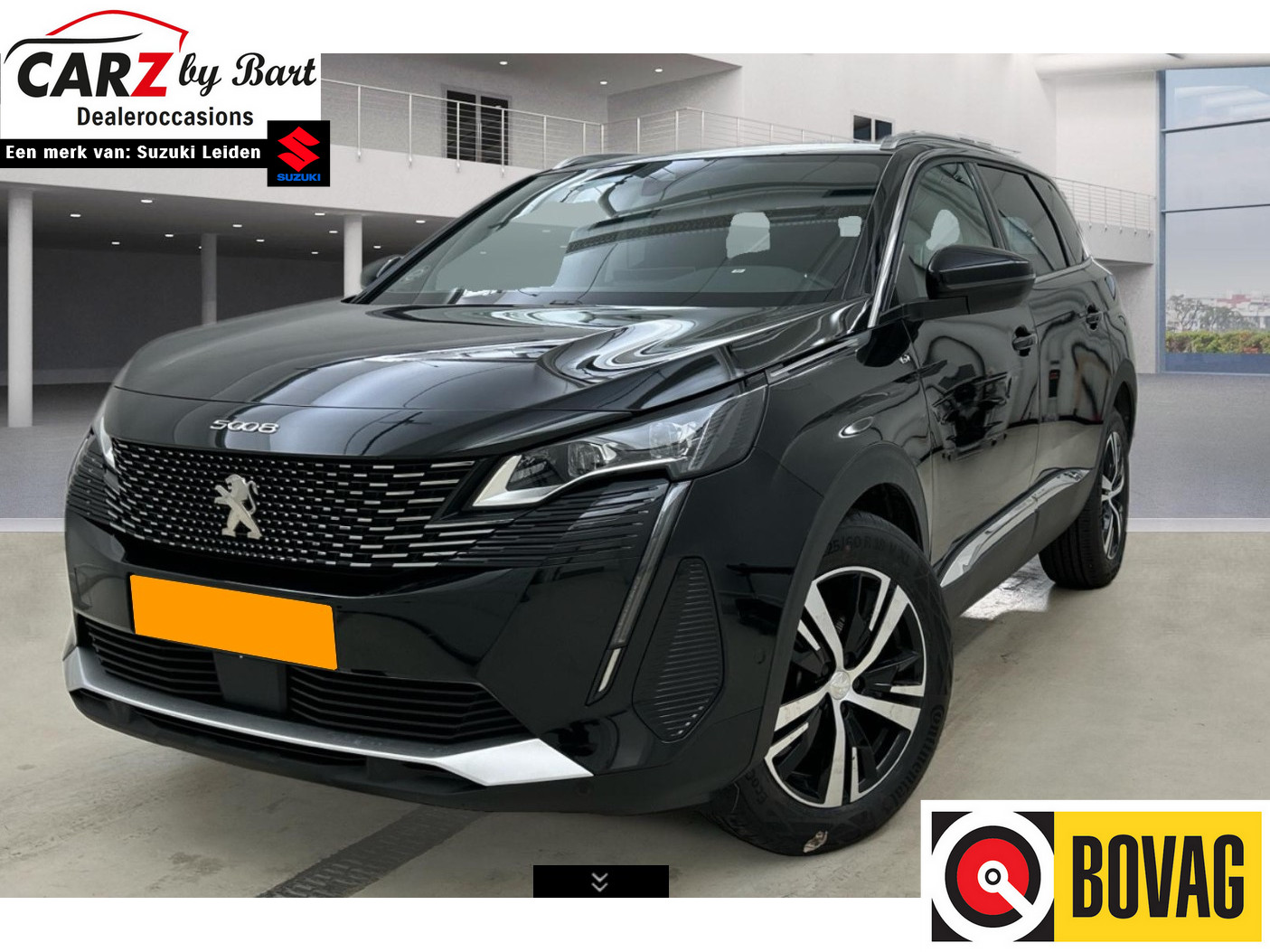 Peugeot 5008 1.2 PURETECH GT 7P AUTOMAAT Dodehoeksensoren | Adaptive Cruise | Elek. achterklep