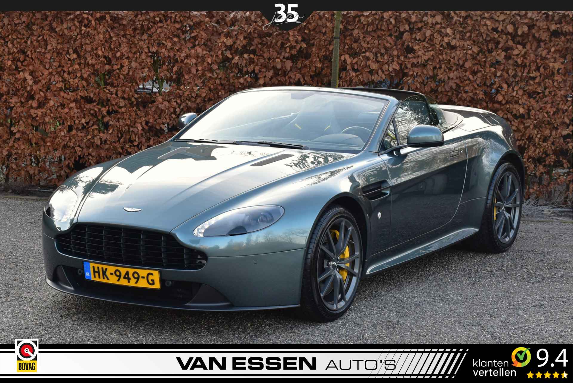 Aston Martin V8 Vantage Roadster 4.7 V8 S Sportshift N430 Alloro Green Volledige Historie! - 7/34