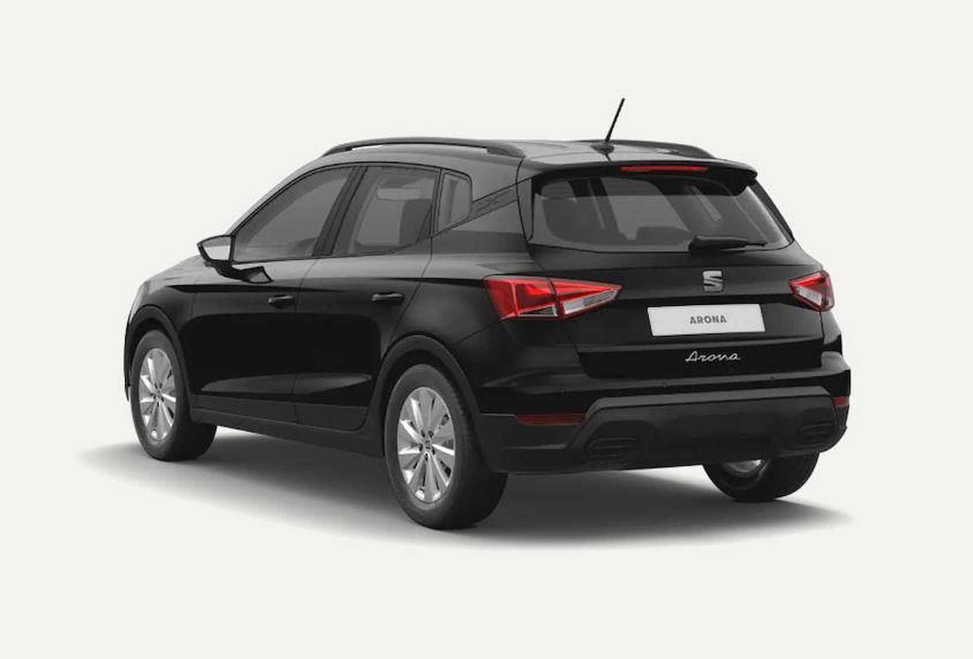 SEAT Arona 1.0 EcoTSI Style DSG | Midnight black | Privatelease 399,- per maand! |  Incl. Inruilvoordeel | - 3/6