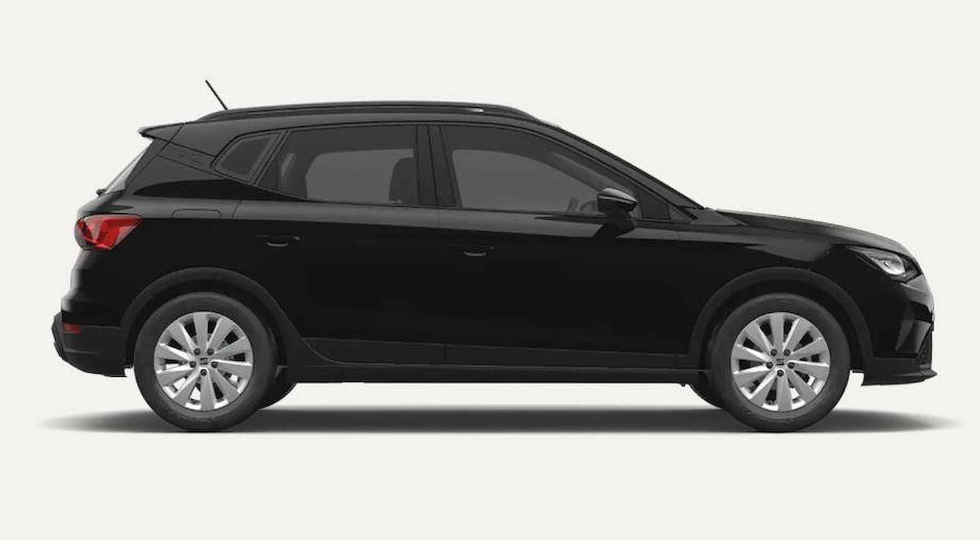 SEAT Arona 1.0 EcoTSI Style DSG | Midnight black | Privatelease 399,- per maand! |  Incl. Inruilvoordeel | - 4/6