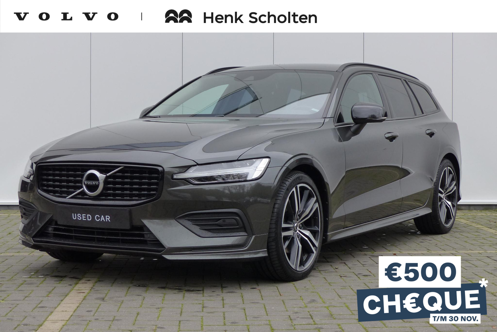 Volvo V60 B3 163PK Momentum Advantage Adaptive Cruise & Pilot Assist, Lederen Bekleding, Verwarmbare voorstoelen & Stuurwiel, Parkeercamera, Apple CarPlay&Android Auto, Bumper Styling Kit,