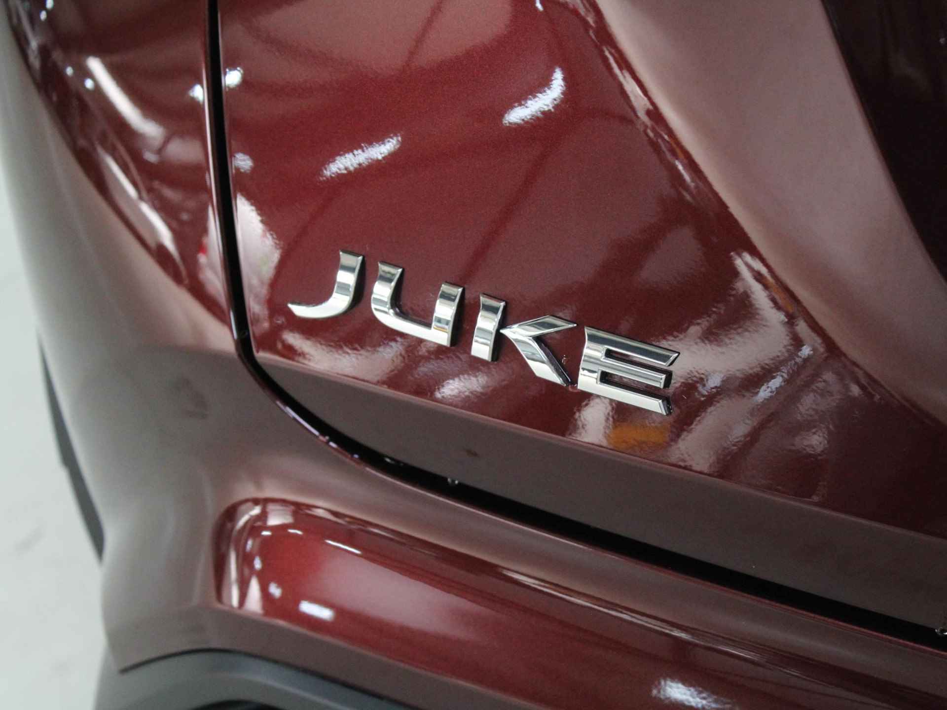 Nissan Juke 1.0 DIG-T N-Design / Navigatie / 19" LM velgen / Apple Carplay & Android Auto / Climate control / Camera / Bluetooth / Keyless / Cruise / - 38/50