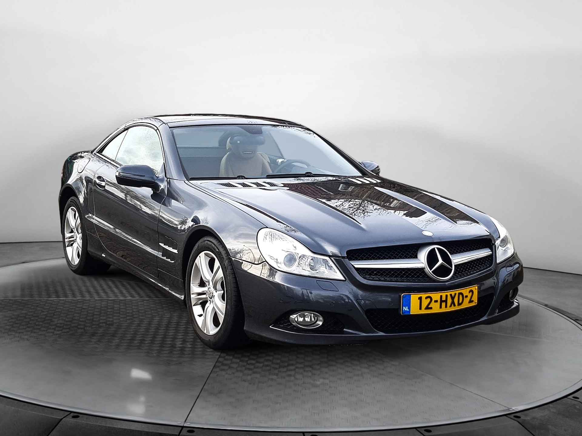 Mercedes-Benz SL-Klasse 350 (316 PK) 1e-Eig, Keurig-Onderh, NL-Auto, Young-Timer, Leer, Elek.-Klep, Navigatie, Cruisecontrol, Parkeersensoren-V+A, Bluetooth, Airco, Stoelverwarming, Gevent.-Voorstoelen, Licht-Zicht-Pakket, Lm-Velgen-17Inch, Privacy-Glas - 39/44