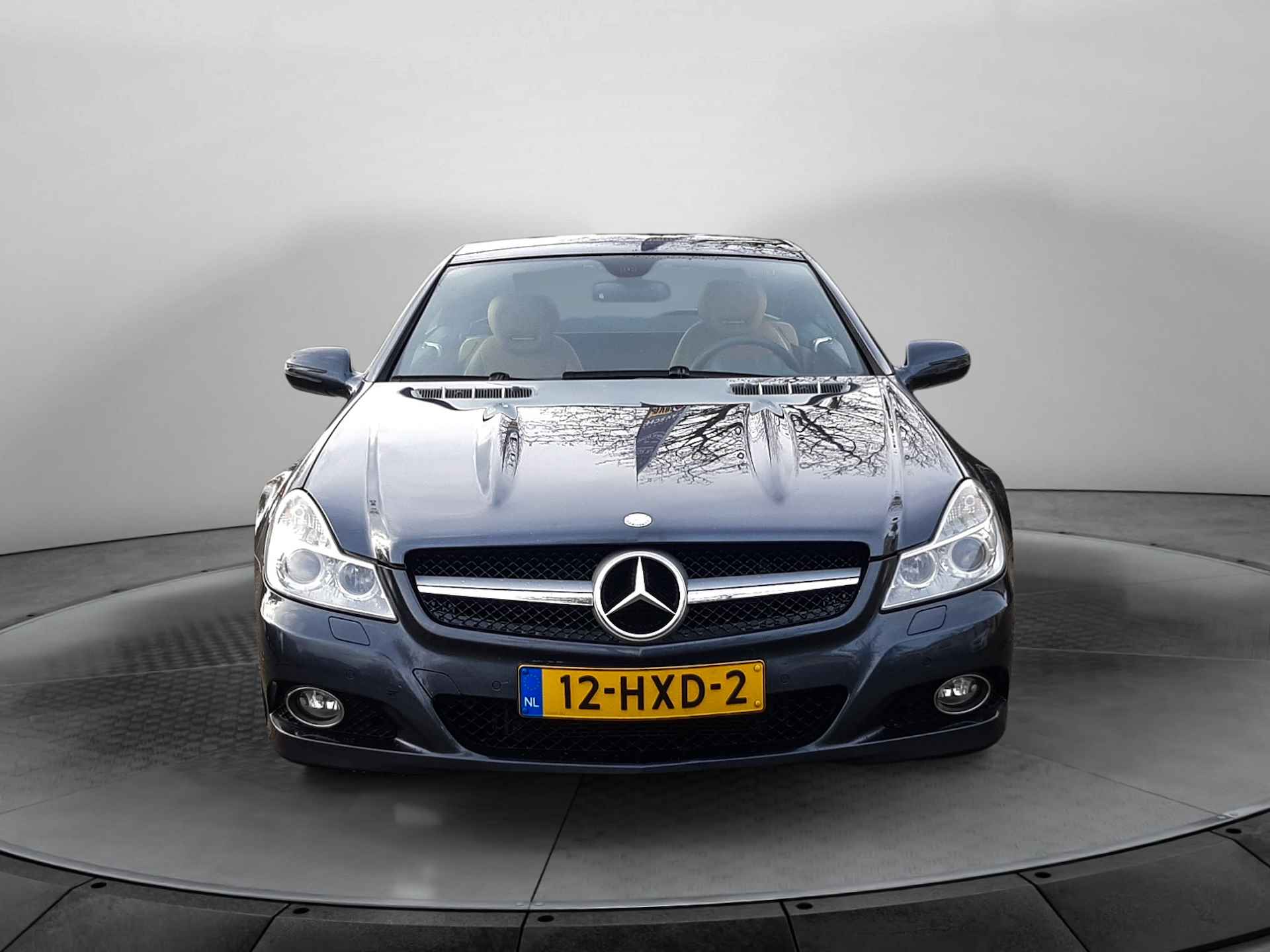 Mercedes-Benz SL-Klasse 350 (316 PK) 1e-Eig, Keurig-Onderh, NL-Auto, Young-Timer, Leer, Elek.-Klep, Navigatie, Cruisecontrol, Parkeersensoren-V+A, Bluetooth, Airco, Stoelverwarming, Gevent.-Voorstoelen, Licht-Zicht-Pakket, Lm-Velgen-17Inch, Privacy-Glas - 40/44