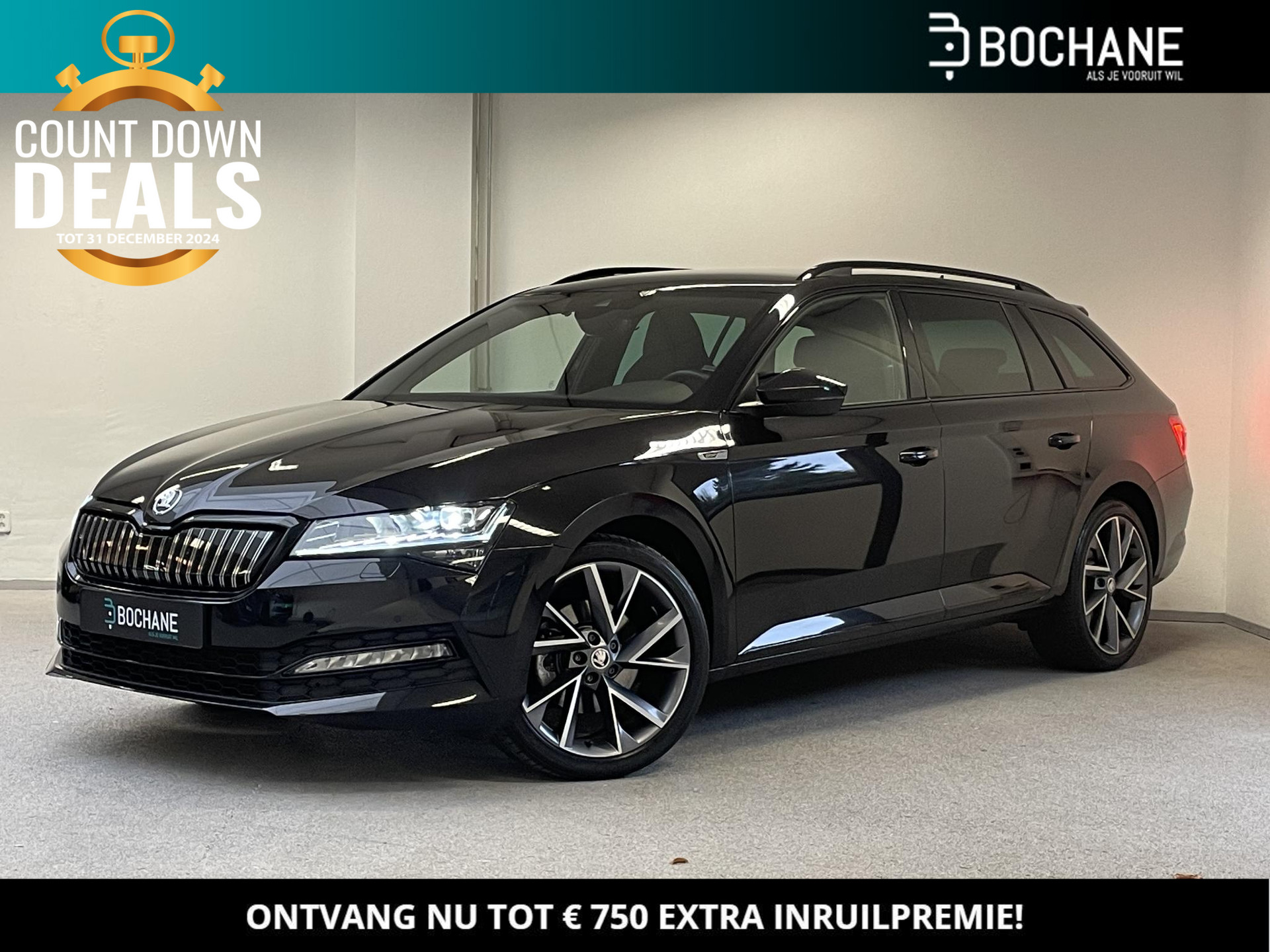 Skoda Superb Combi 1.4 TSI iV Sportline | TREKHAAK | MEMORY | STOEL/STUUR.V.W. | CANTON |