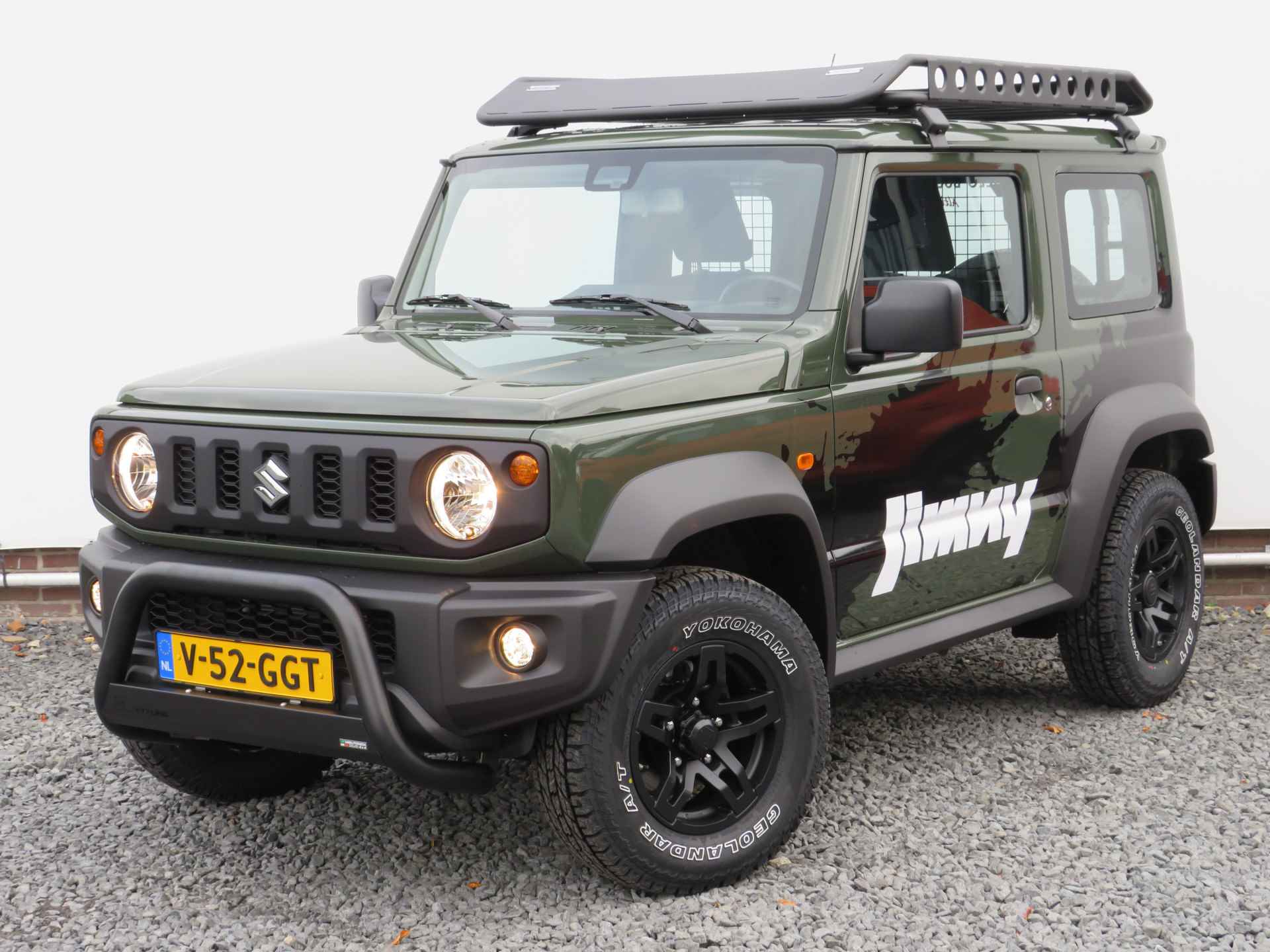 Suzuki Jimny 1.5 Allgrip Pro, Bull-Bar, Terreinbanden met LM-Velgen, ORG NL! Dakrek met trap, Speciale uitvoering!! - 5/31