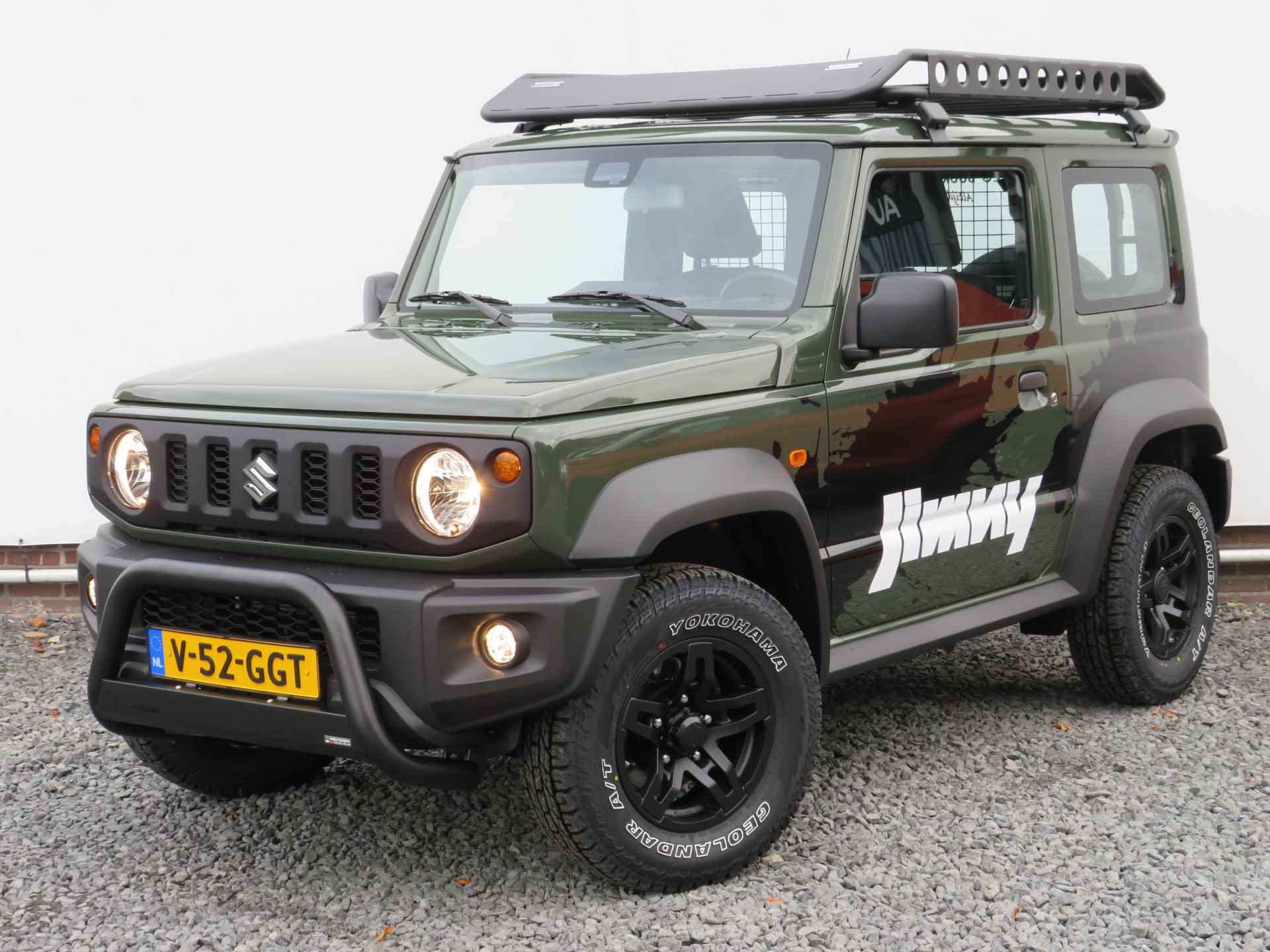 Suzuki Jimny 1.5 Allgrip Pro, Bull-Bar, Terreinbanden met LM-Velgen, ORG NL! Dakrek met trap, Speciale uitvoering!! - 29/31