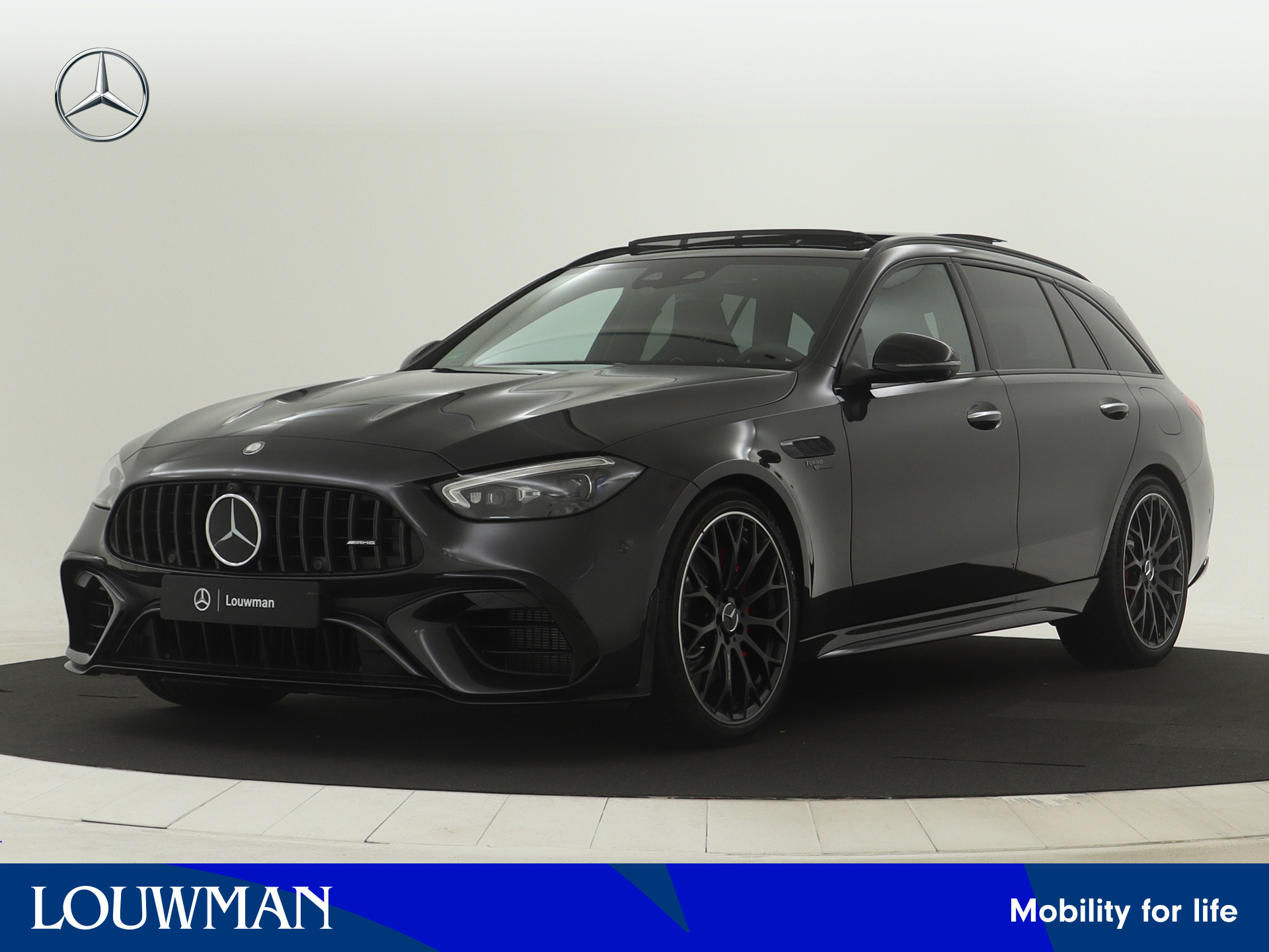 Mercedes-Benz C-Klasse Estate AMG 63 S E Performance | Dashcam | Premium sfeerverlichting | AMG Nightpakket ll | AMG Performance-stoelenpakket High-End |  AMG Aerodynamica pakket | AMG track pace | Burmester® 3D surround sound system | Parkeerpakket met 360°-camera |