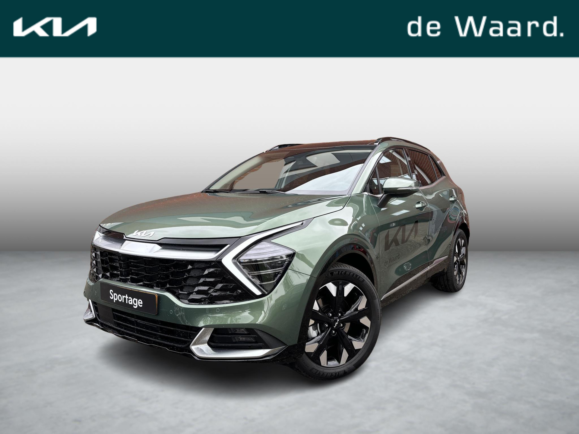 Kia Sportage 1.6 T-GDi Plug-in Hybrid AWD DynamicPlusLine | Panorama schuif/kanteldak | 19 inch lichtmetalen velgen | Matrix LED-koplampen bij viaBOVAG.nl