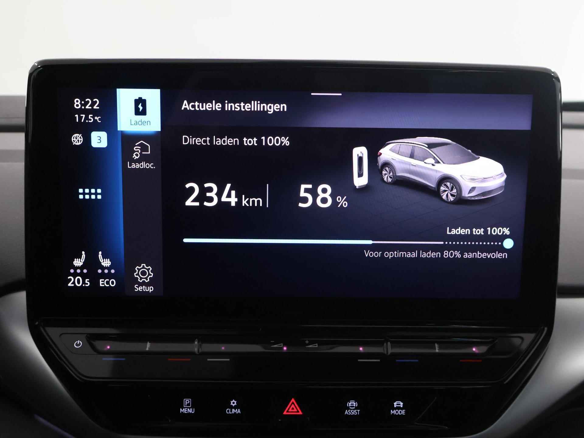 Volkswagen ID.4 First Max 77 kWh | Trekhaak | Navigatie | Memory Seats | 360° Cameral | Cruise Control Adaptief | Stoelverwarming | HUD | - 22/62