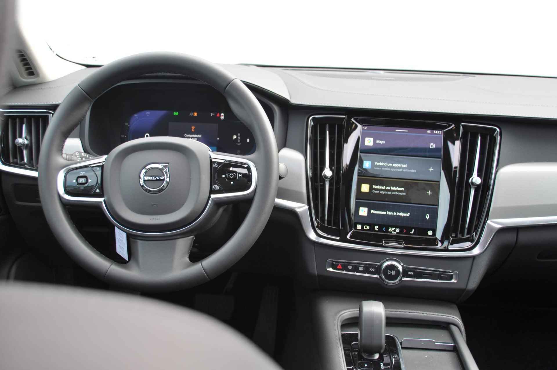 Volvo S90 B5 250PK Automaat Ultimate Bright / Adaptive cruise control/ Parkeersensoren met camera/ Harman Kardon audio, Panoramadak/ Head up display/ BLIS/ Apple carplay/ Leder dashboard - 15/28