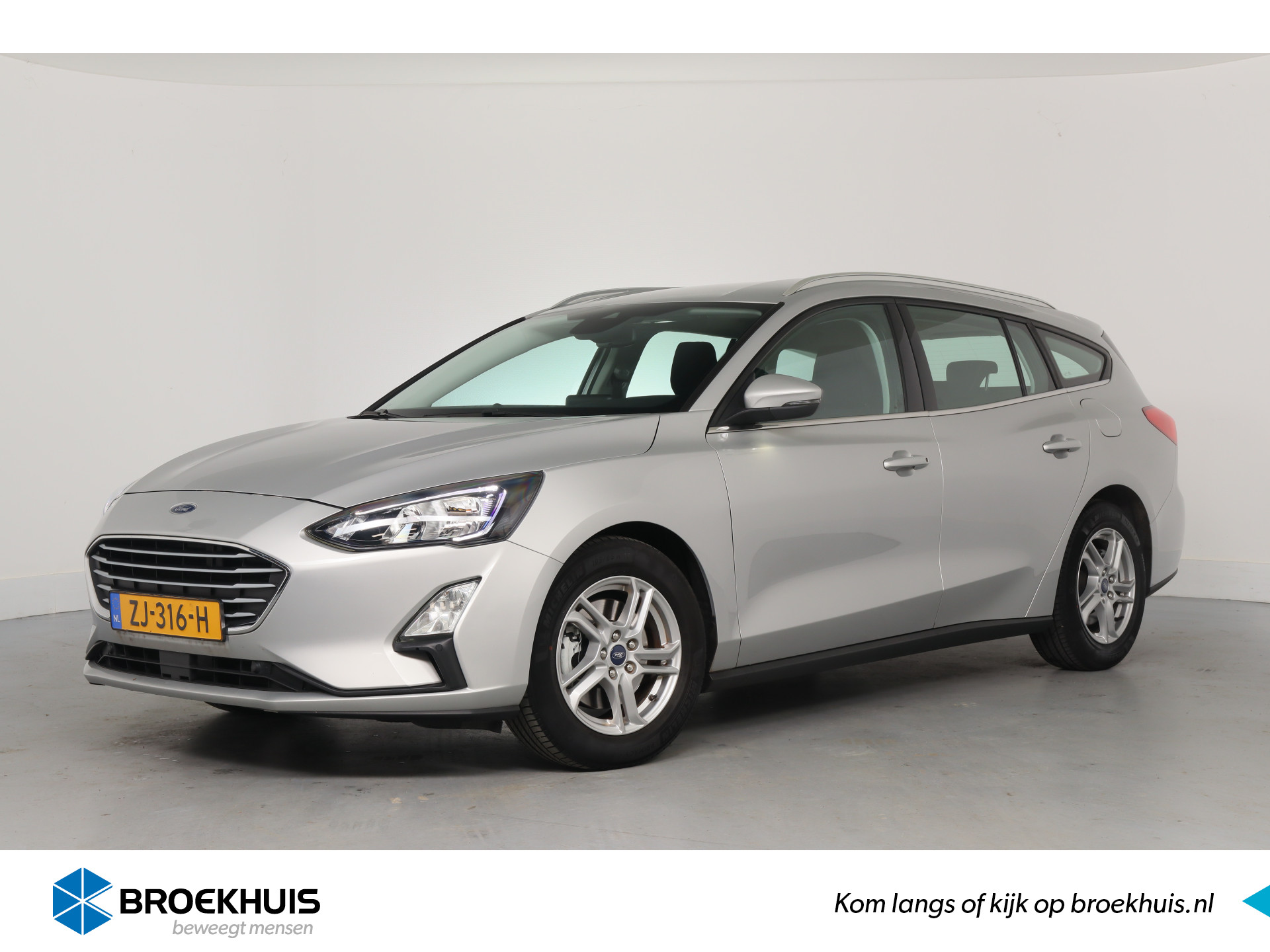 Ford FOCUS Wagon 1.0 EcoBoost Trend Edition Business | Dealer Onderhouden! | Navigatie | Airco | Parkeersensoren V+A | Cruise control | Lichtmeta