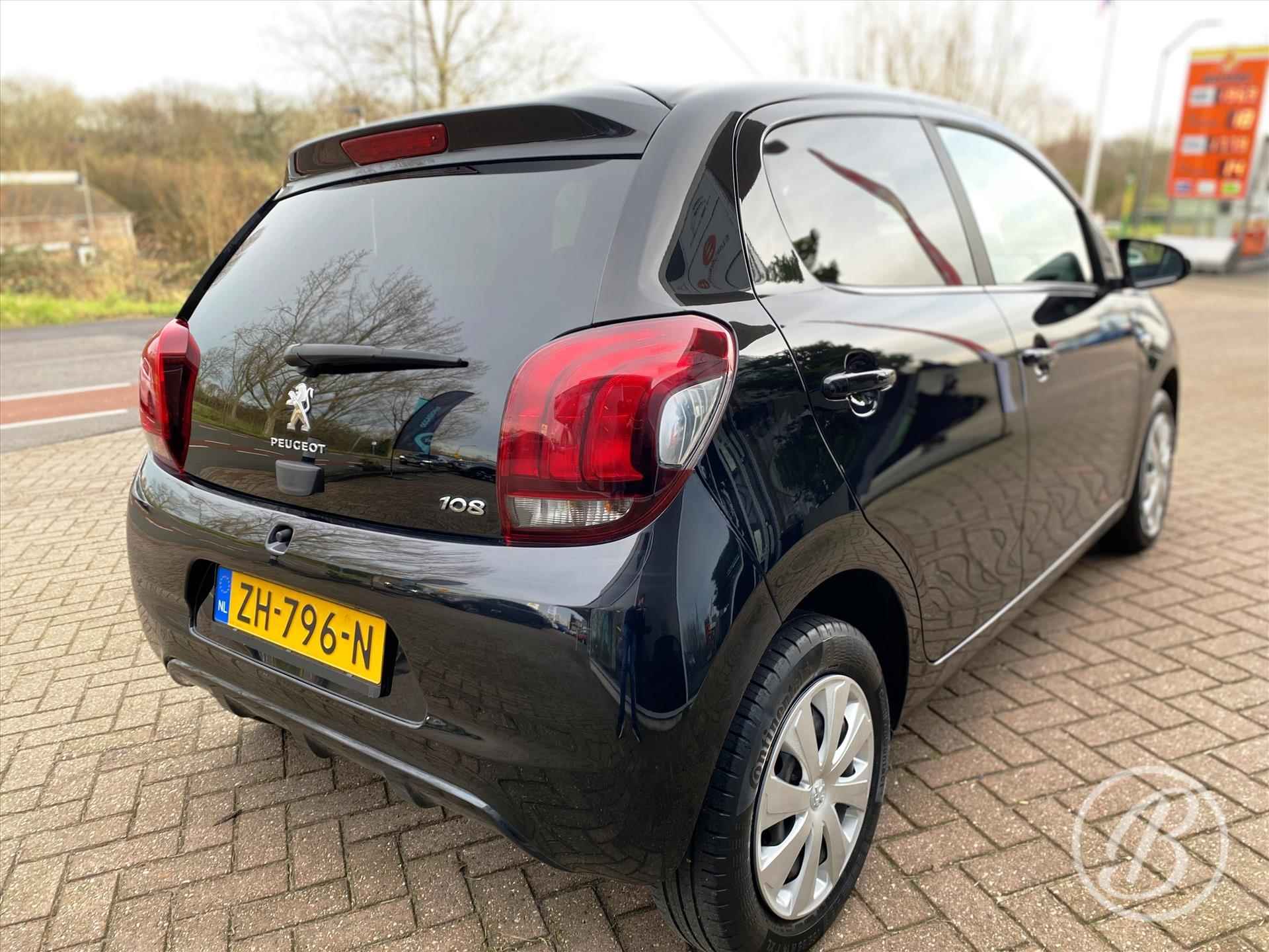 PEUGEOT 108 1.0 VTi 72pk 5D Active | airconditioning, toerenteller, elek. ramen, radio met bluetooth, usb en aux, getinte ramen achter, led dagrijverlichting - 25/48