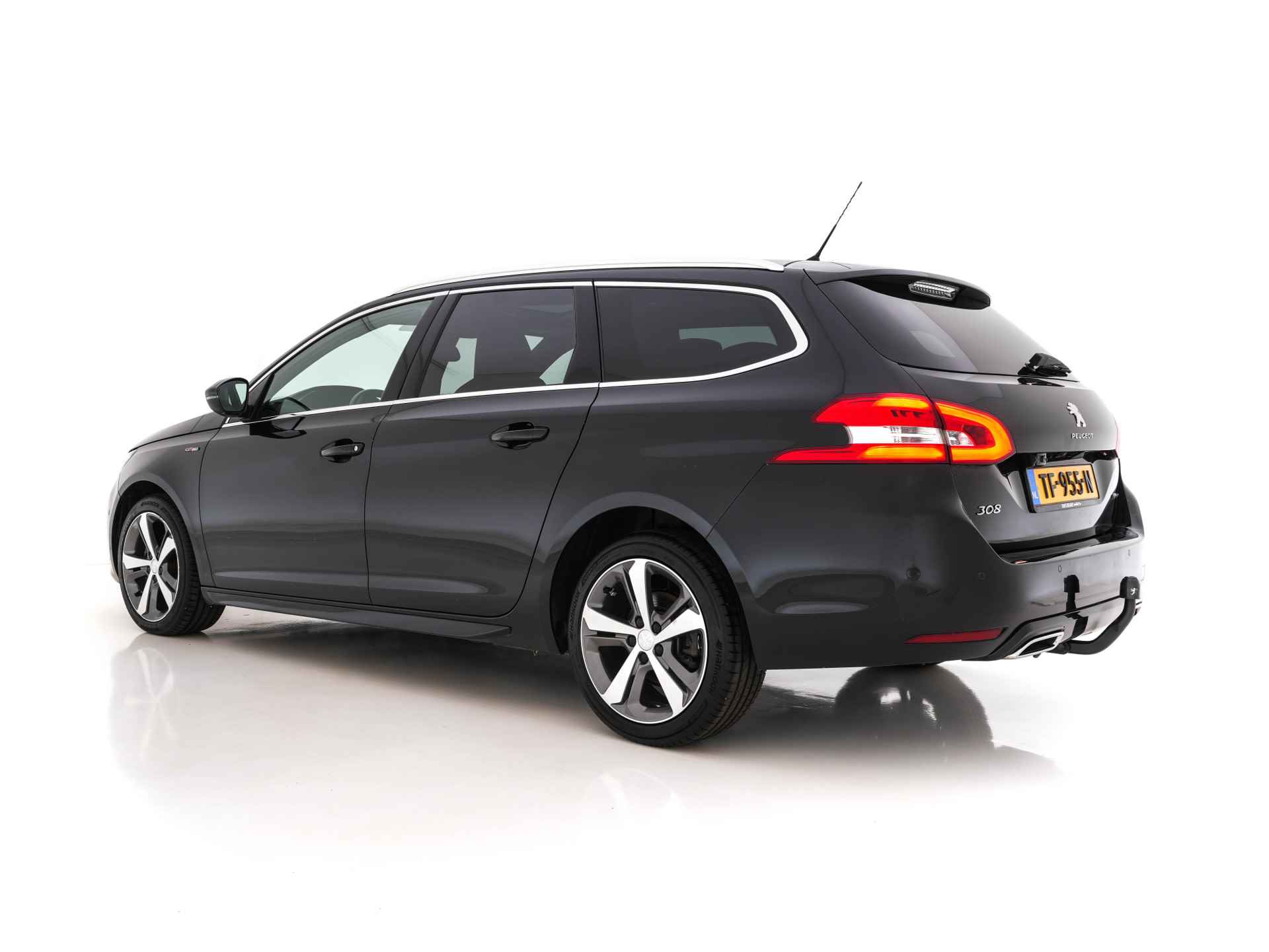 Peugeot 308 SW 1.5 BlueHDi Blue-Lease GT-Line Aut. *PANO | FULL-LED | VOLLEDER | CAMERA | NAVI-FULLMAP | DAB | KEYLESS | ECC | PDC | CRUISE | SPORT-SEATS | LANE-ASSIST | 18"ALU** - 4/35