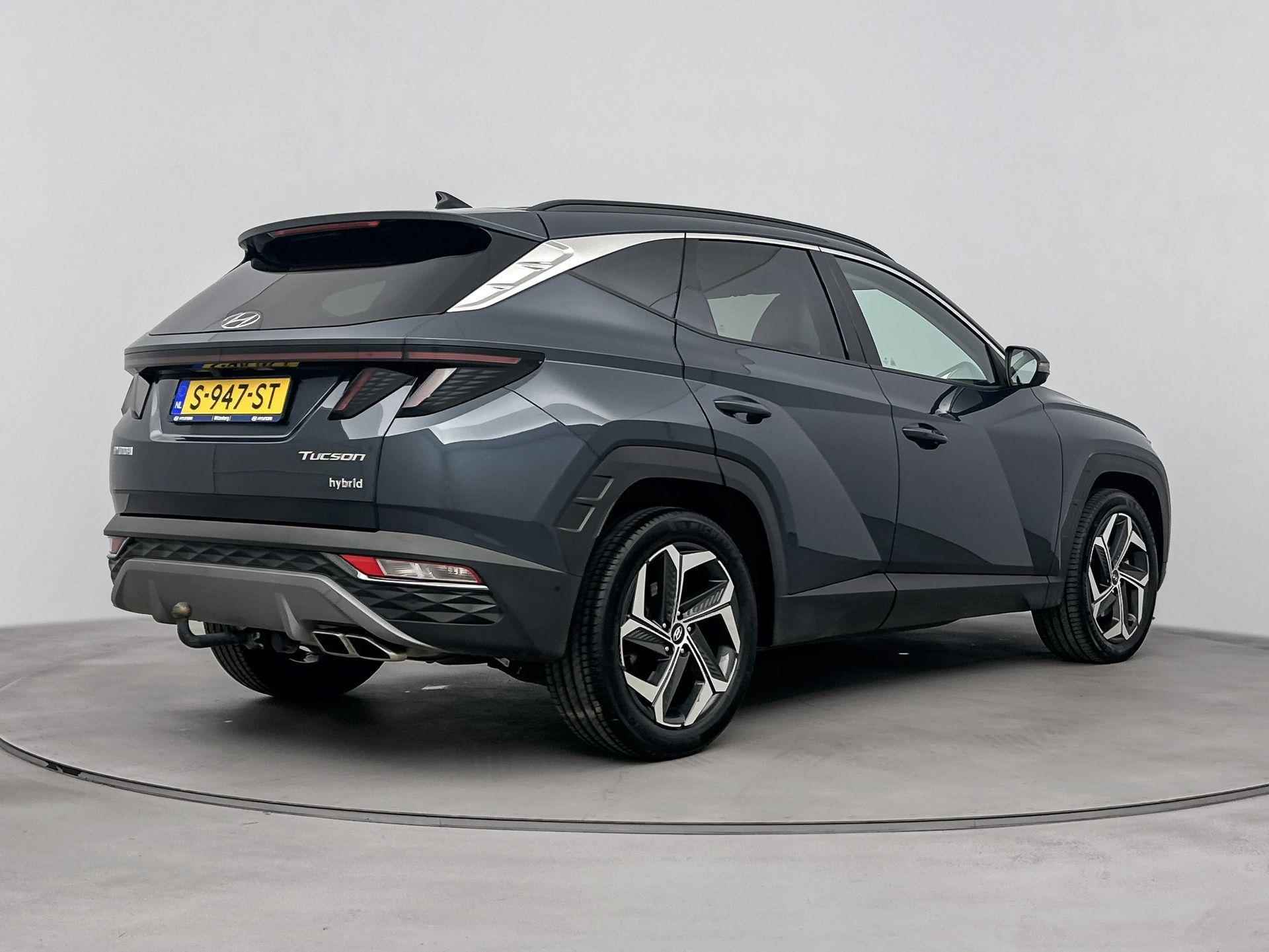 Hyundai Tucson 1.6 T-GDI HEV Premium | Trekhaak | Leder | Stoelventilatie | Navigatie | Camera | Keyless - 3/34