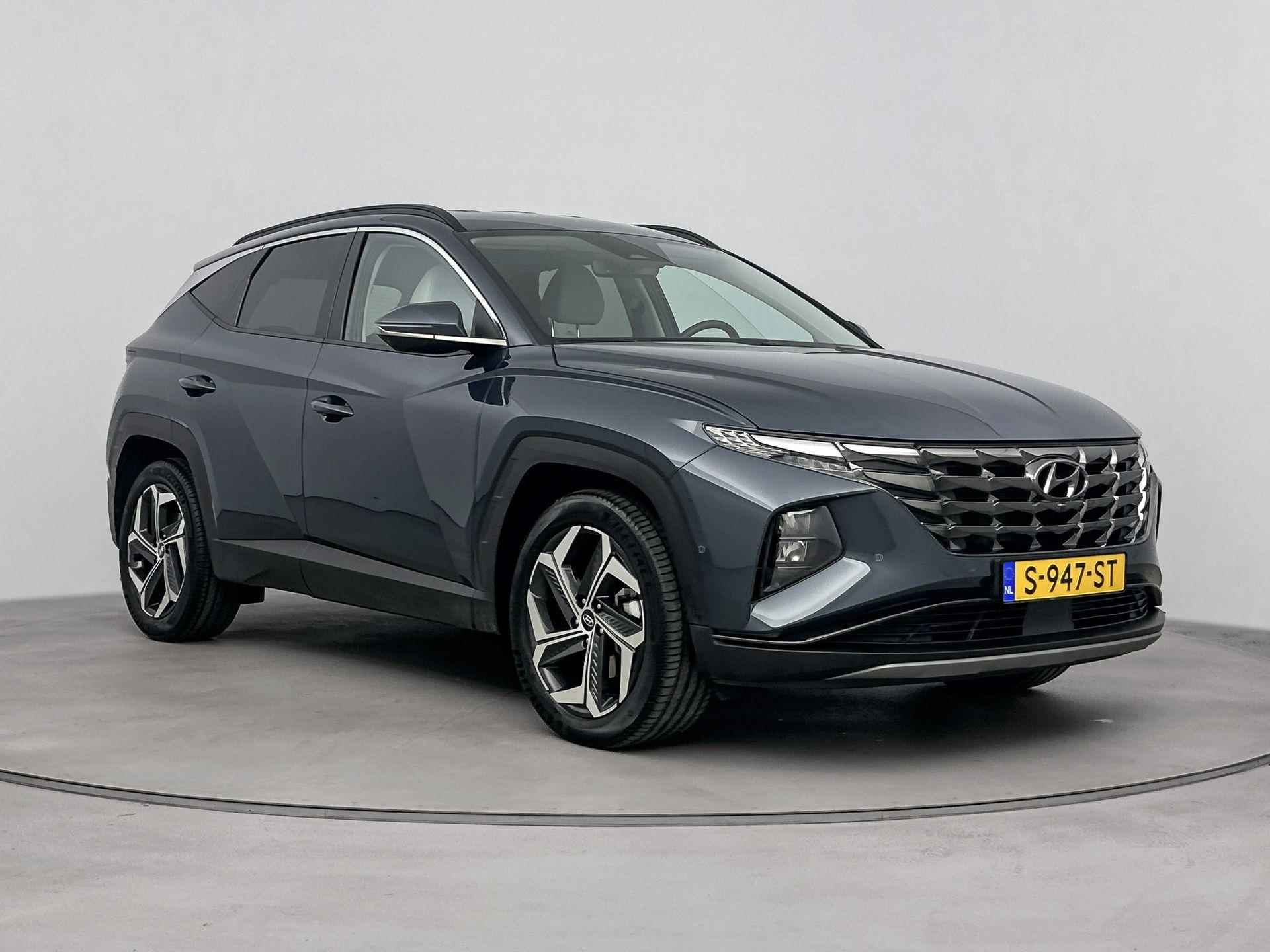 Hyundai Tucson 1.6 T-GDI HEV Premium | Trekhaak | Leder | Stoelventilatie | Navigatie | Camera | Keyless - 8/34