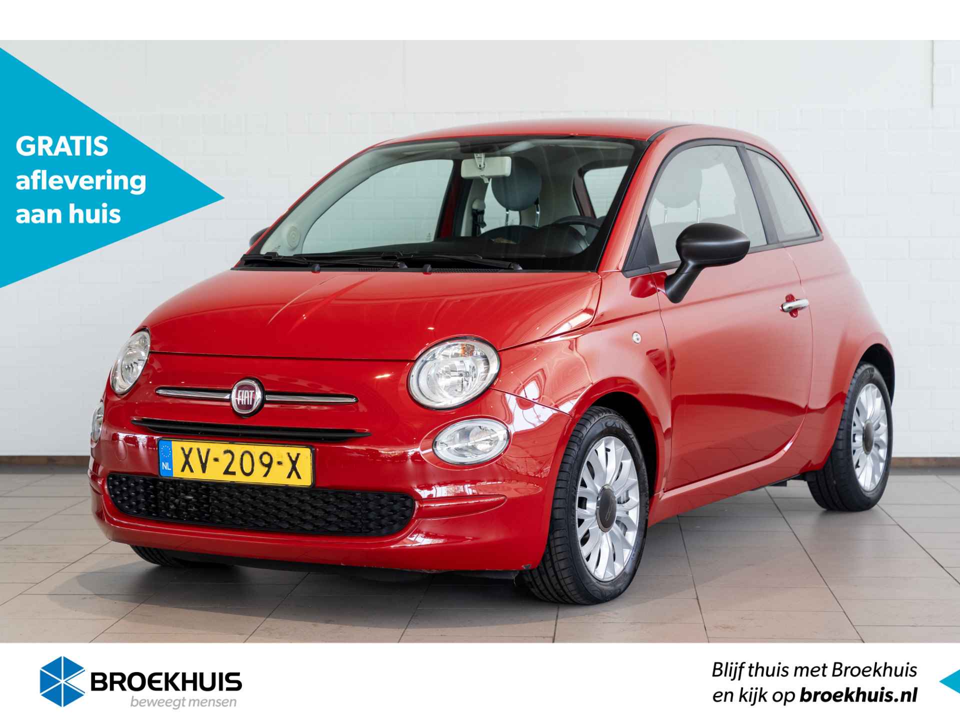 Fiat 500 0.9 TwinAir Turbo Young | Cruise Controle | Airco | Bluetooth | USB | - 1/26