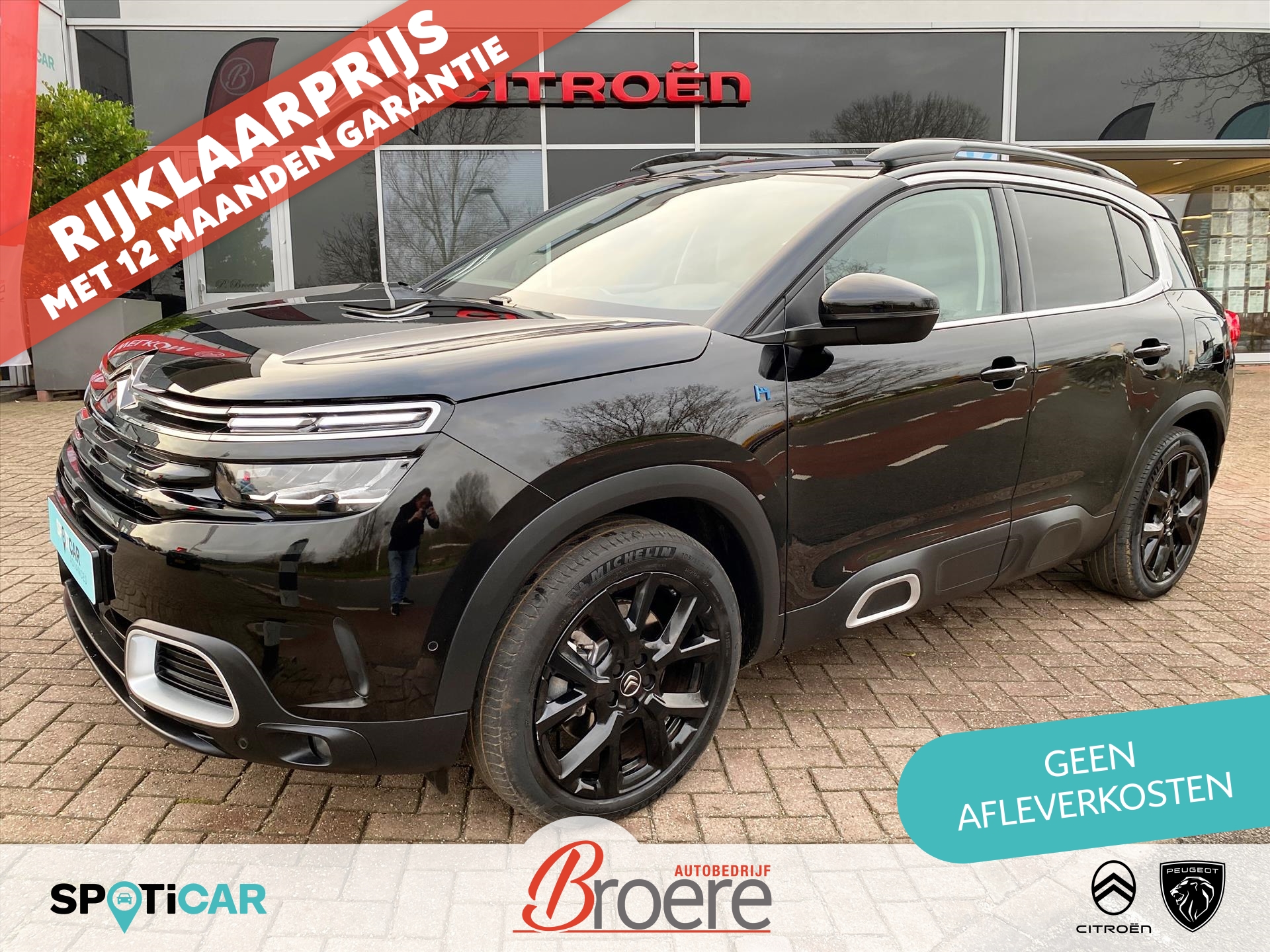 CITROEN C5 Aircross 1.6 Hybrid 225pk EAT8 Shine | elek achterklep, camera, parkeersensoren voor en achter, 19 inch velgen, adaptive cruise, dodehoekdetectie, lane keeping