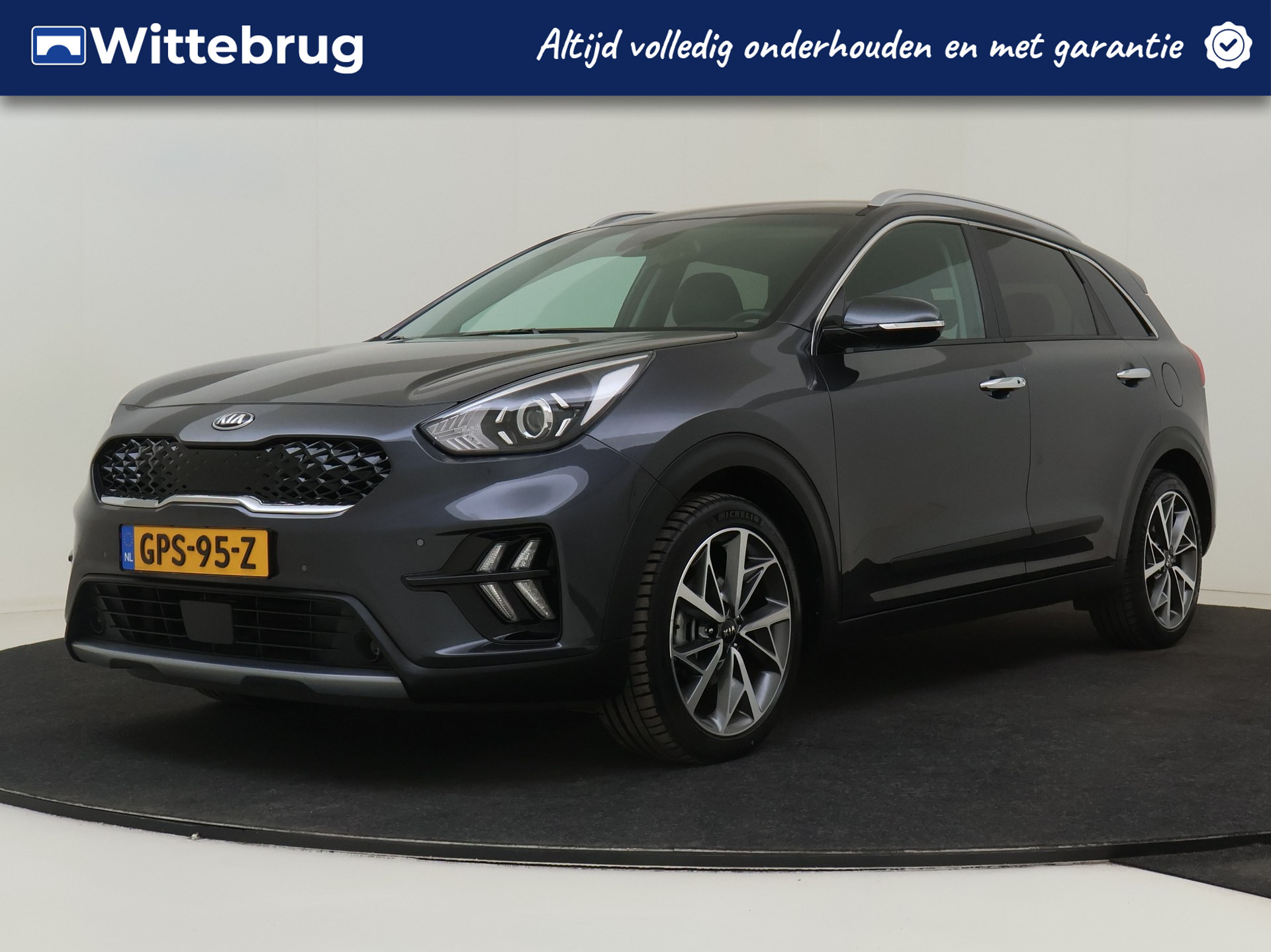 Kia Niro 1.6 GDi Hybrid DynamicLine | Parkeercamera | Half Leder | Parkeersensoren