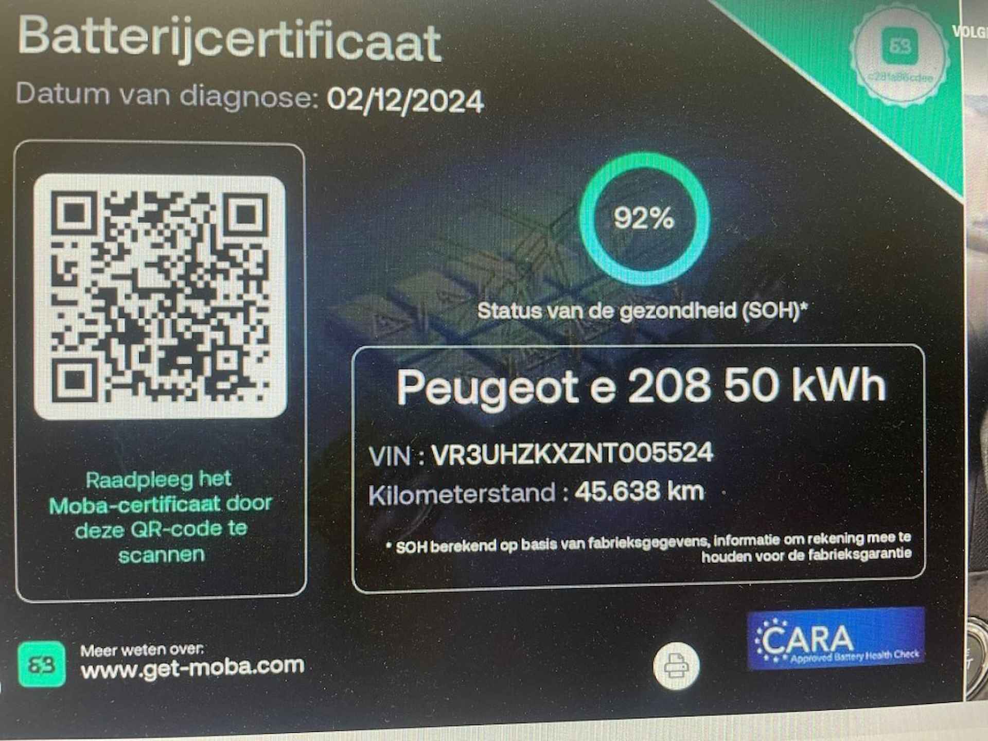 PEUGEOT E-208 EV Active 50 kWh - Carplay, Clima - 9/25