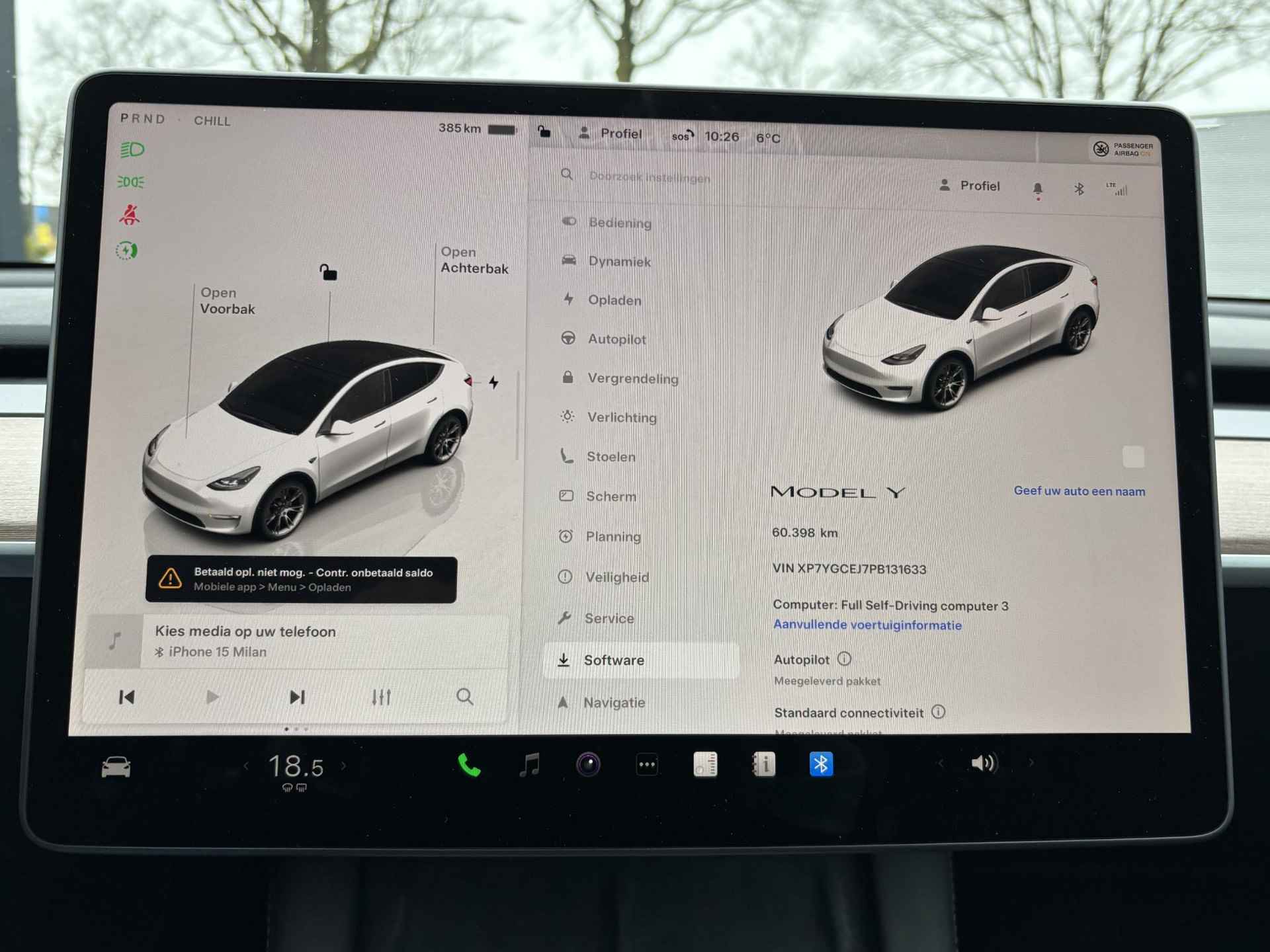 Tesla Model Y RWD 58 kWh TOP STAAT - FABRIEKSGARANTIE TOT 6-2027 - ALL SEASON BANDEN - 27/28