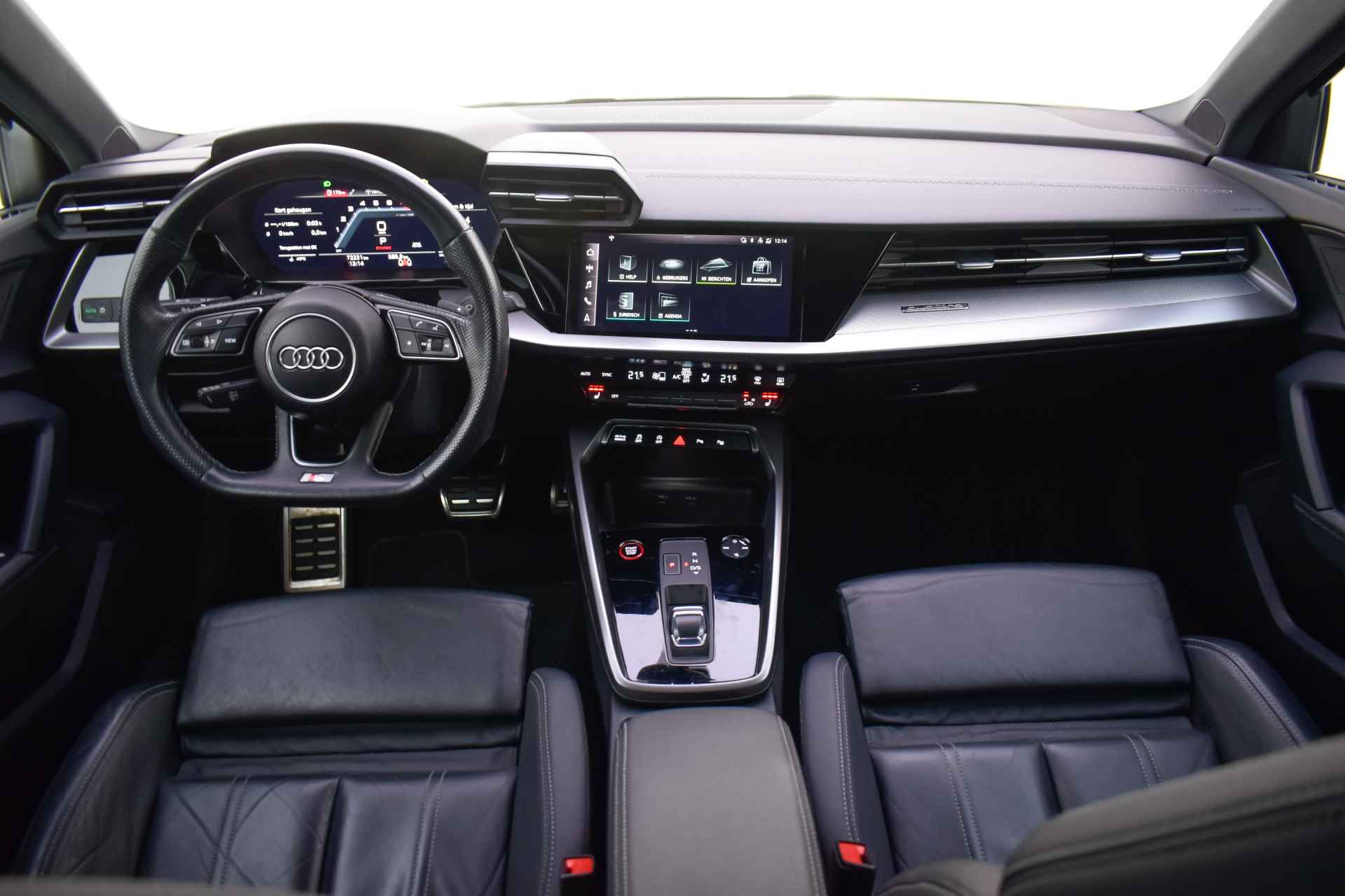 Audi S3 Sportback 2.0TFSI S3 310Pk Quattro PANO/FULL LED/DIGIDASH/CAMERA/CARPLAY/LEDER/STOELVERW./DAB+/PARK ASSIST/LMV 19'' - 17/25
