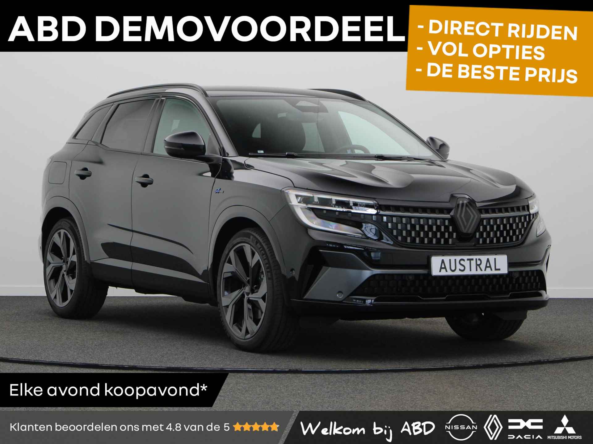 Renault Austral 1.2 E-Tech Hybrid 200pk Techno Esprit Alpine | Pack advanced driving | Elektrische achterklep | Pack safety | - 1/32