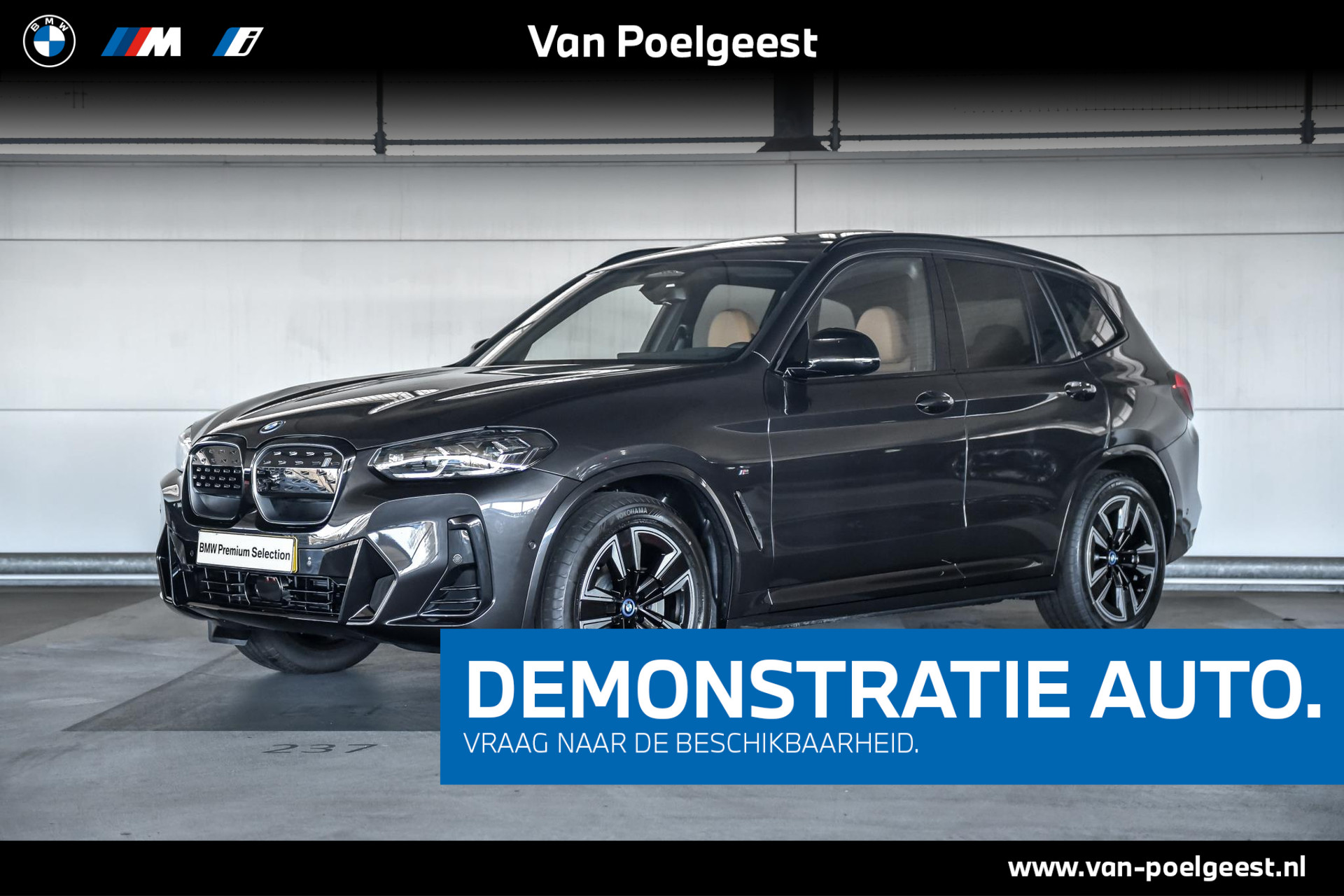 BMW iX3 Executive 80 kWh | Trekhaak met elektrisch wegklapbare kogel | Stuurwielrand verwarmd bij viaBOVAG.nl